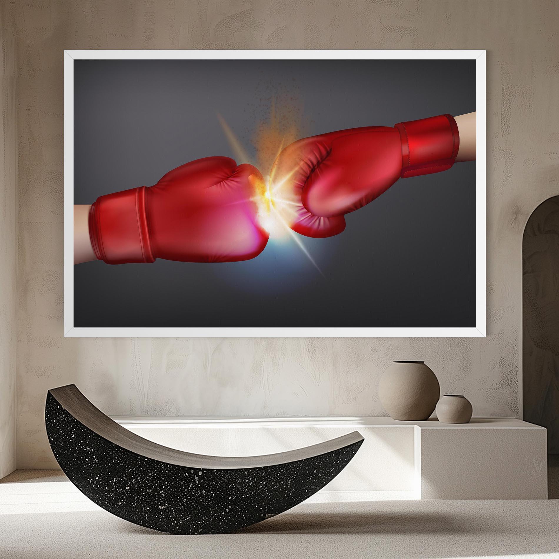 Leinwandbild Box Explosion mockup 8