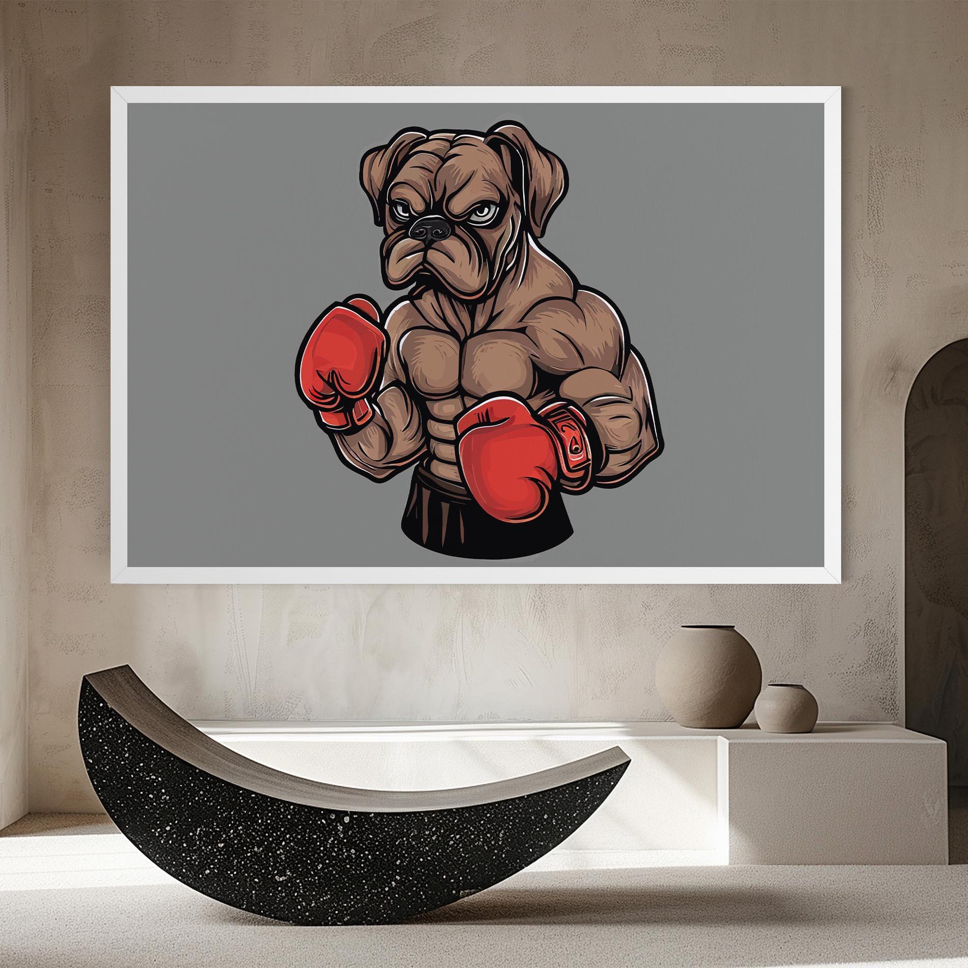 Leinwandbild Boxer Dog mockup 8