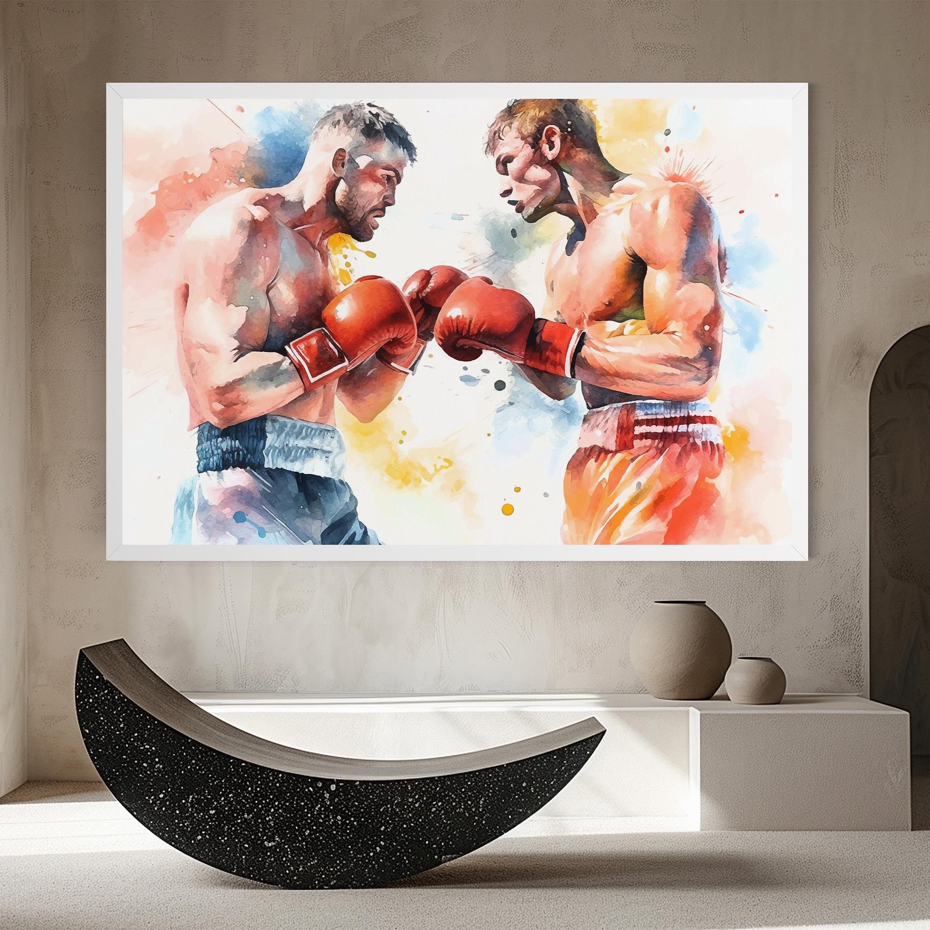 Boxing Match Art mockup 8