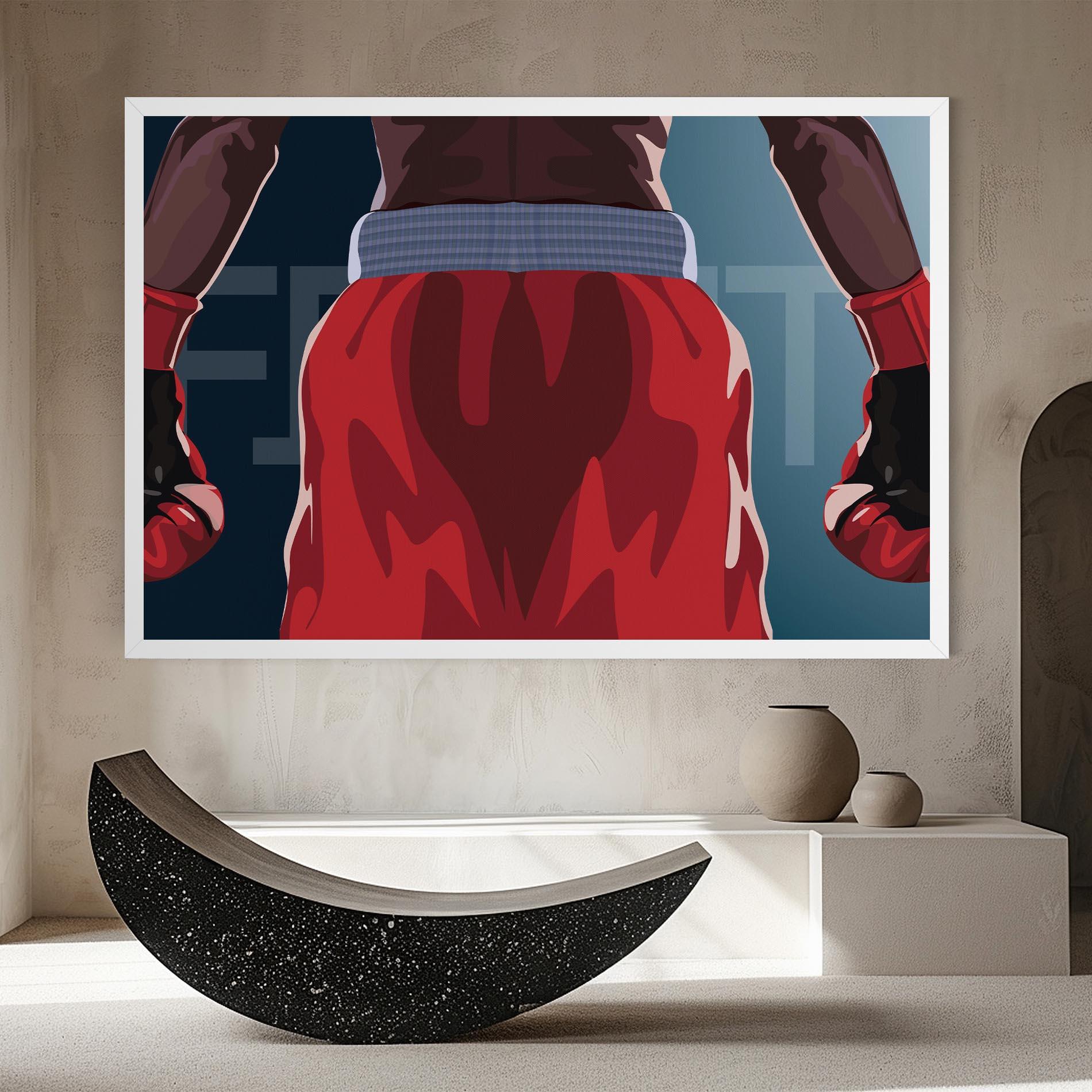 Leinwandbild Fight Box mockup 8