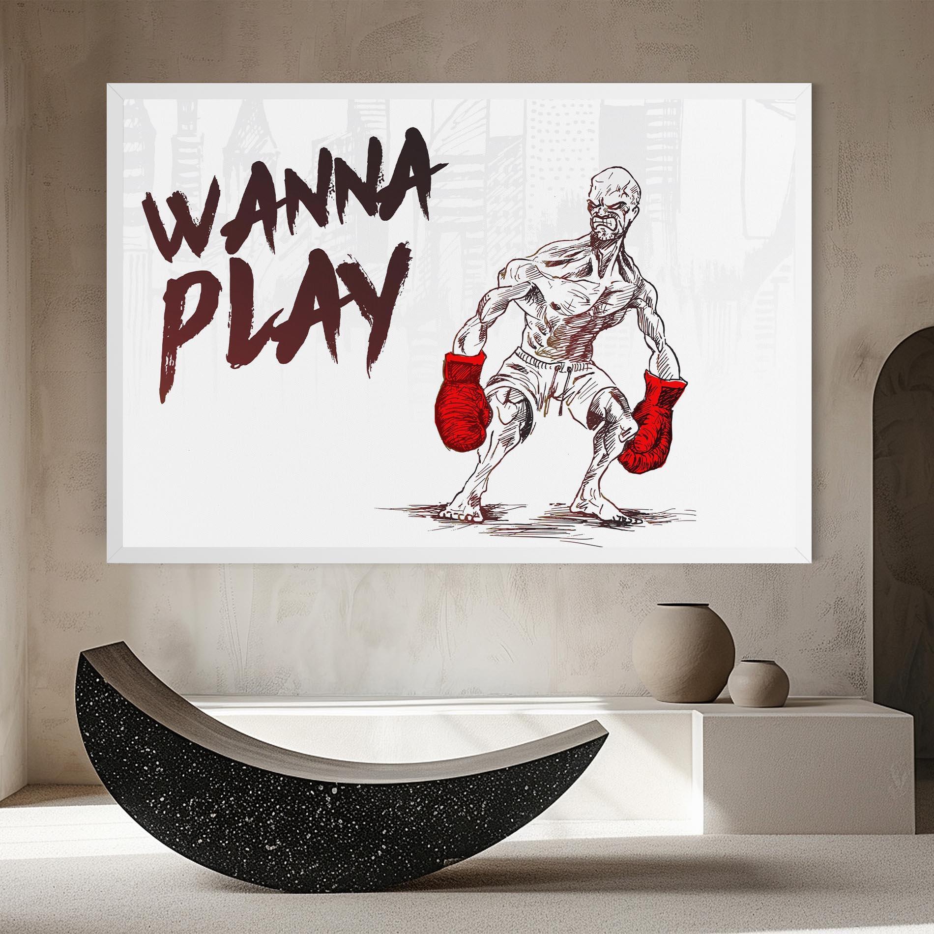 Leinwandbild Wanna Play Box mockup 8