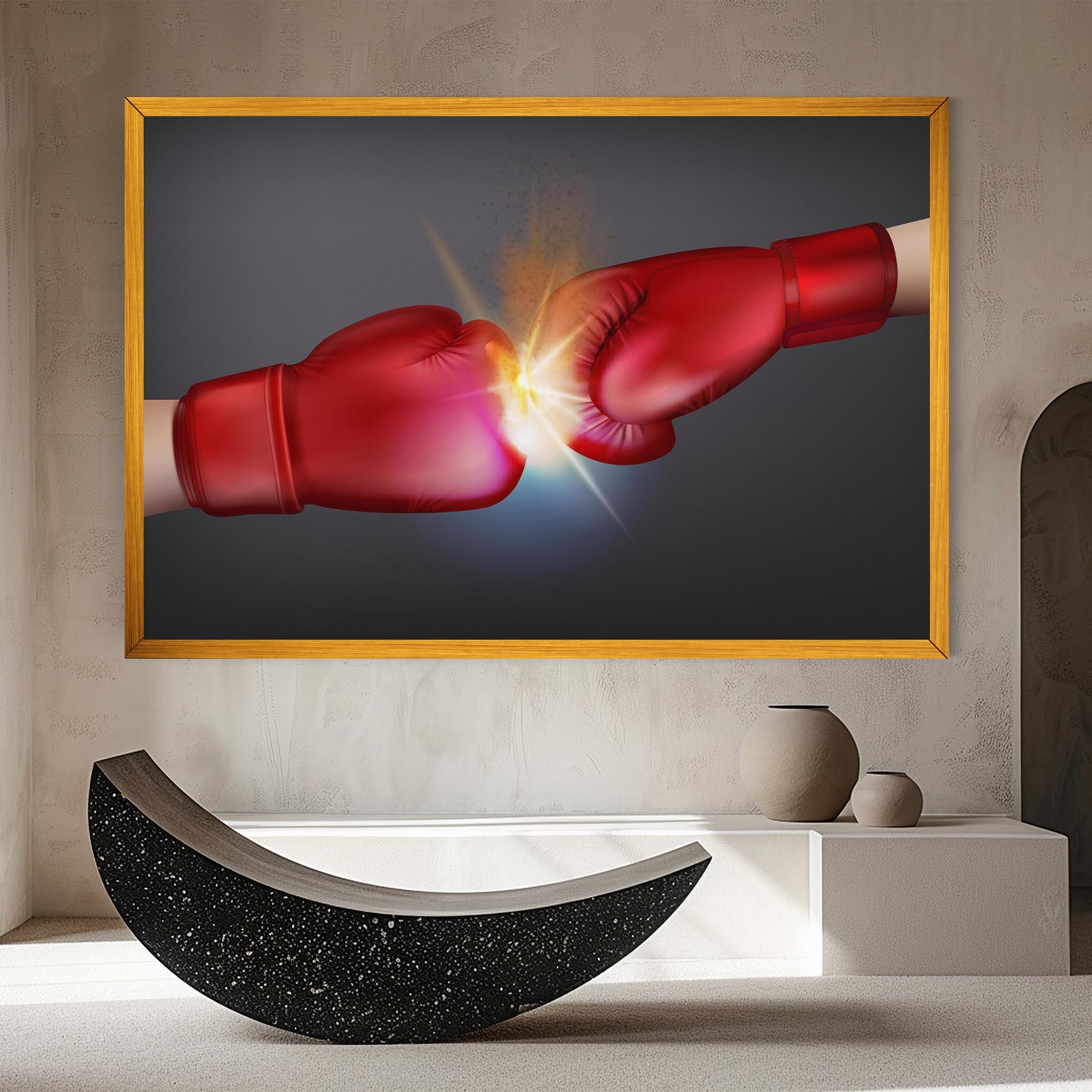 Leinwandbild Box Explosion mockup 8