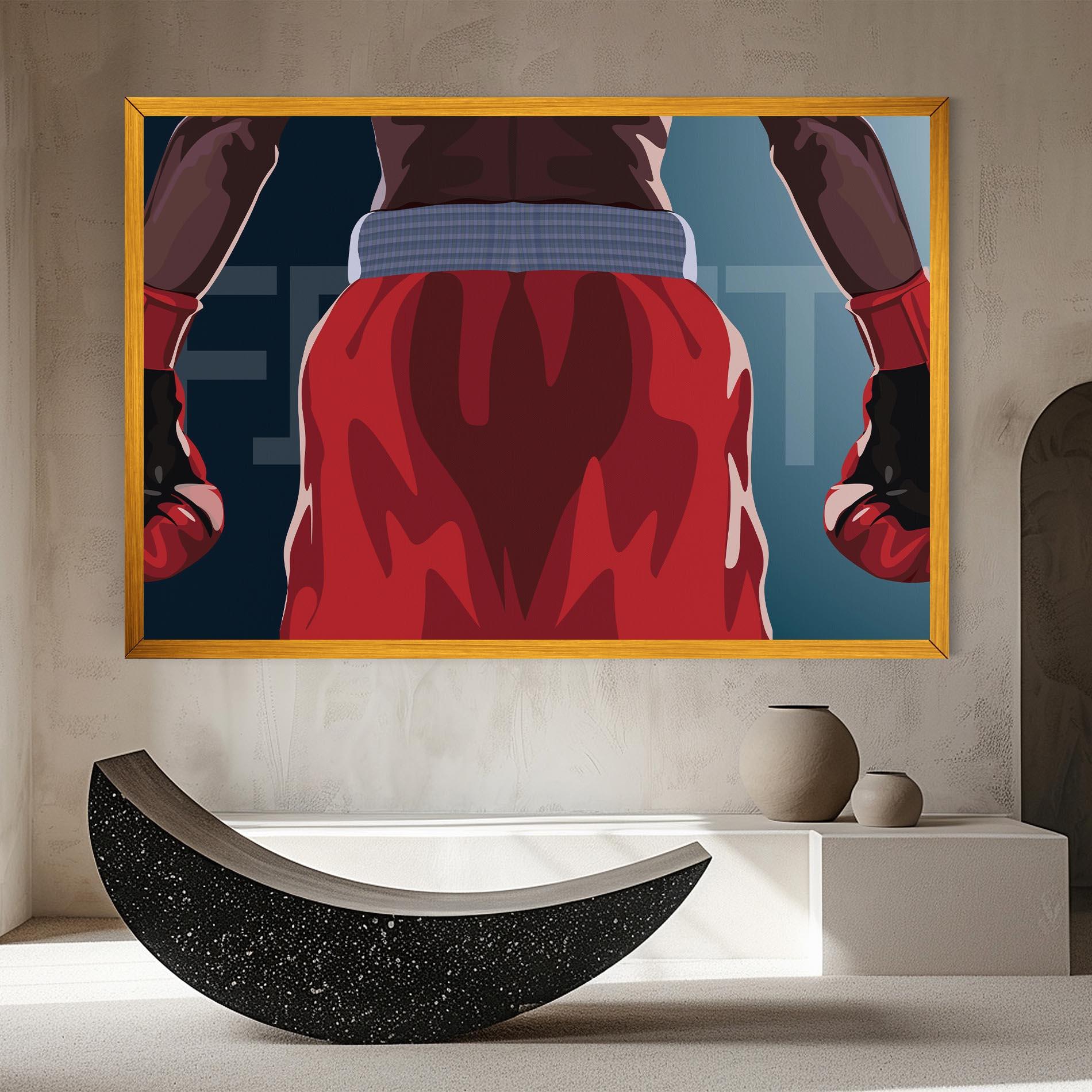 Leinwandbild Fight Box mockup 8