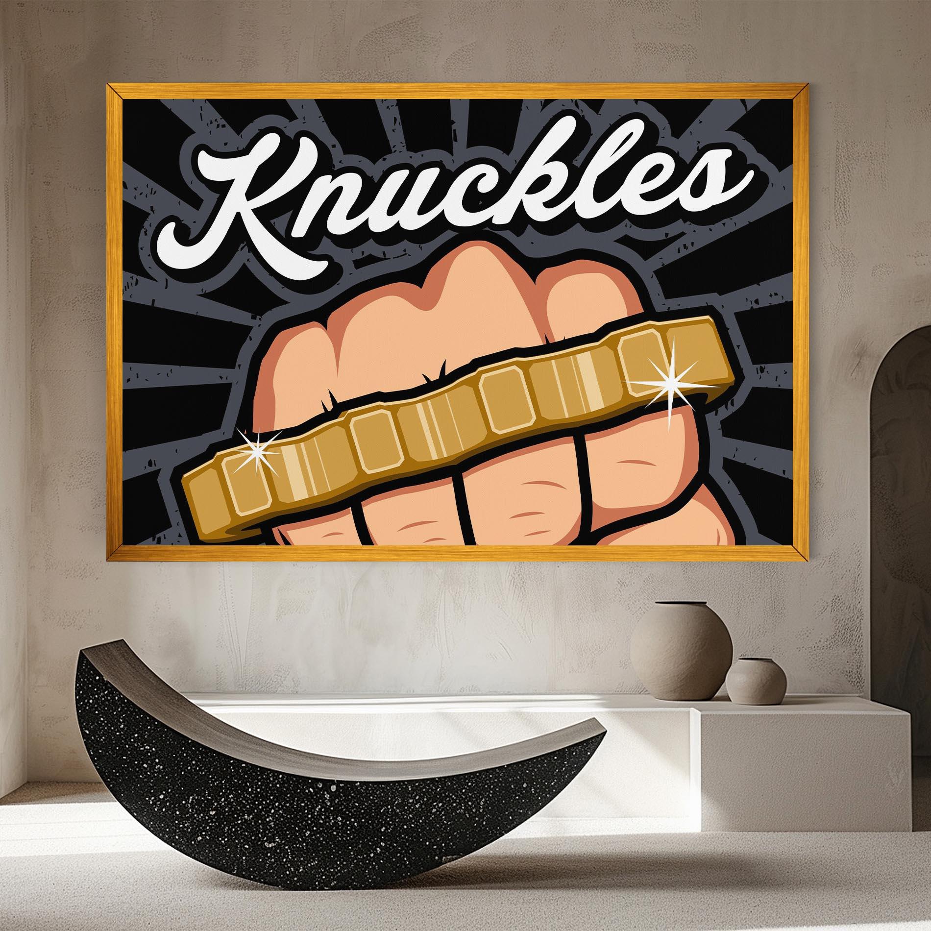 Leinwandbild Knuckles mockup 8