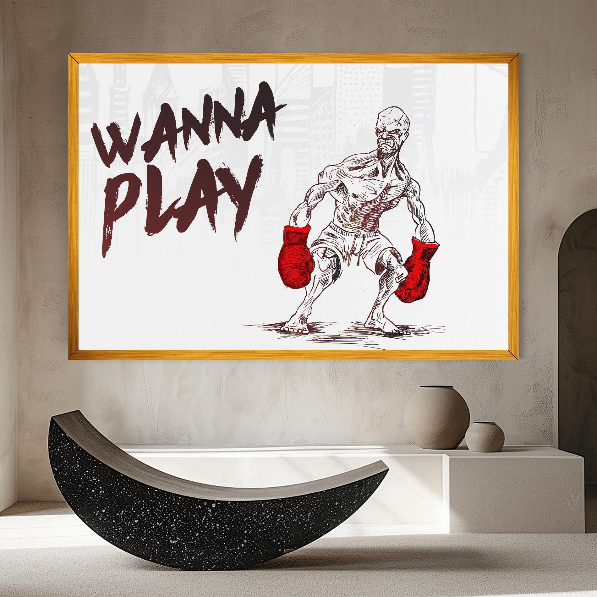 Leinwandbild Wanna Play Box mockup 8