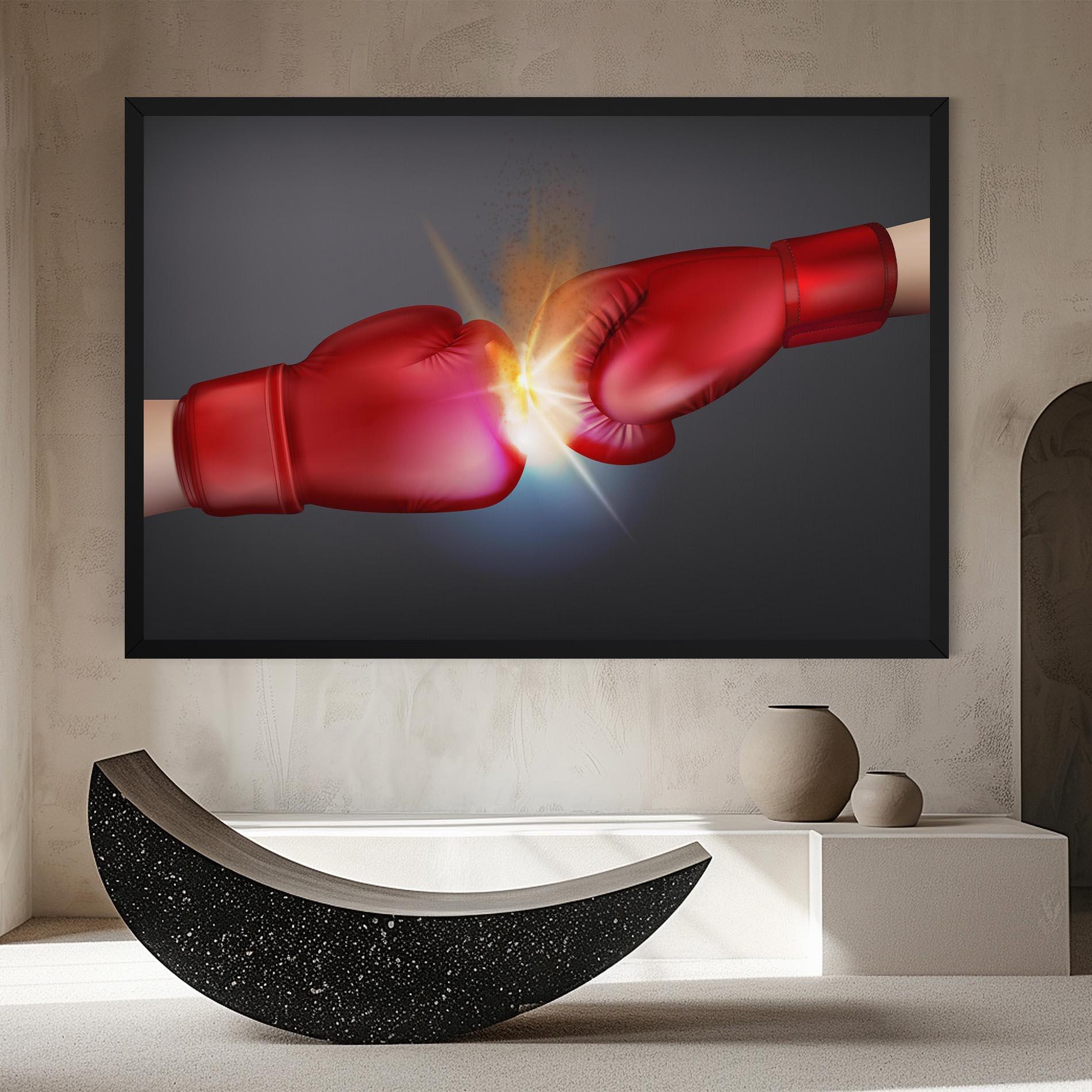 Leinwandbild Box Explosion mockup 8