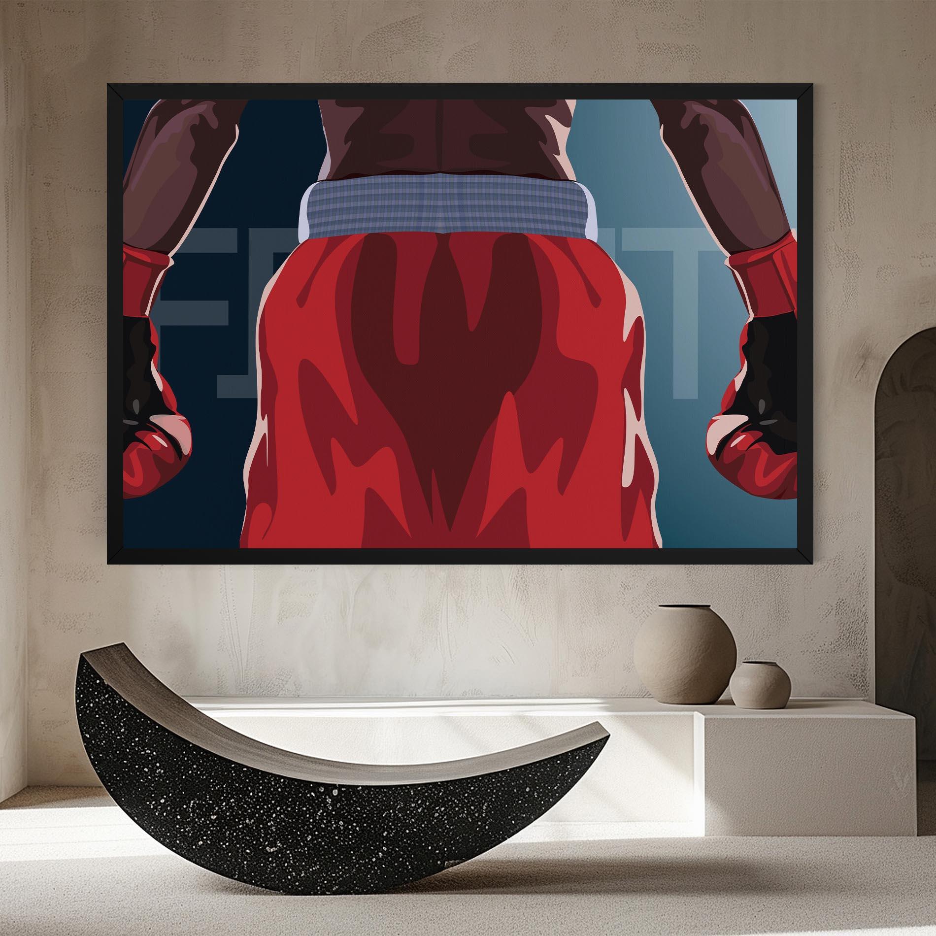 Leinwandbild Fight Box mockup 8