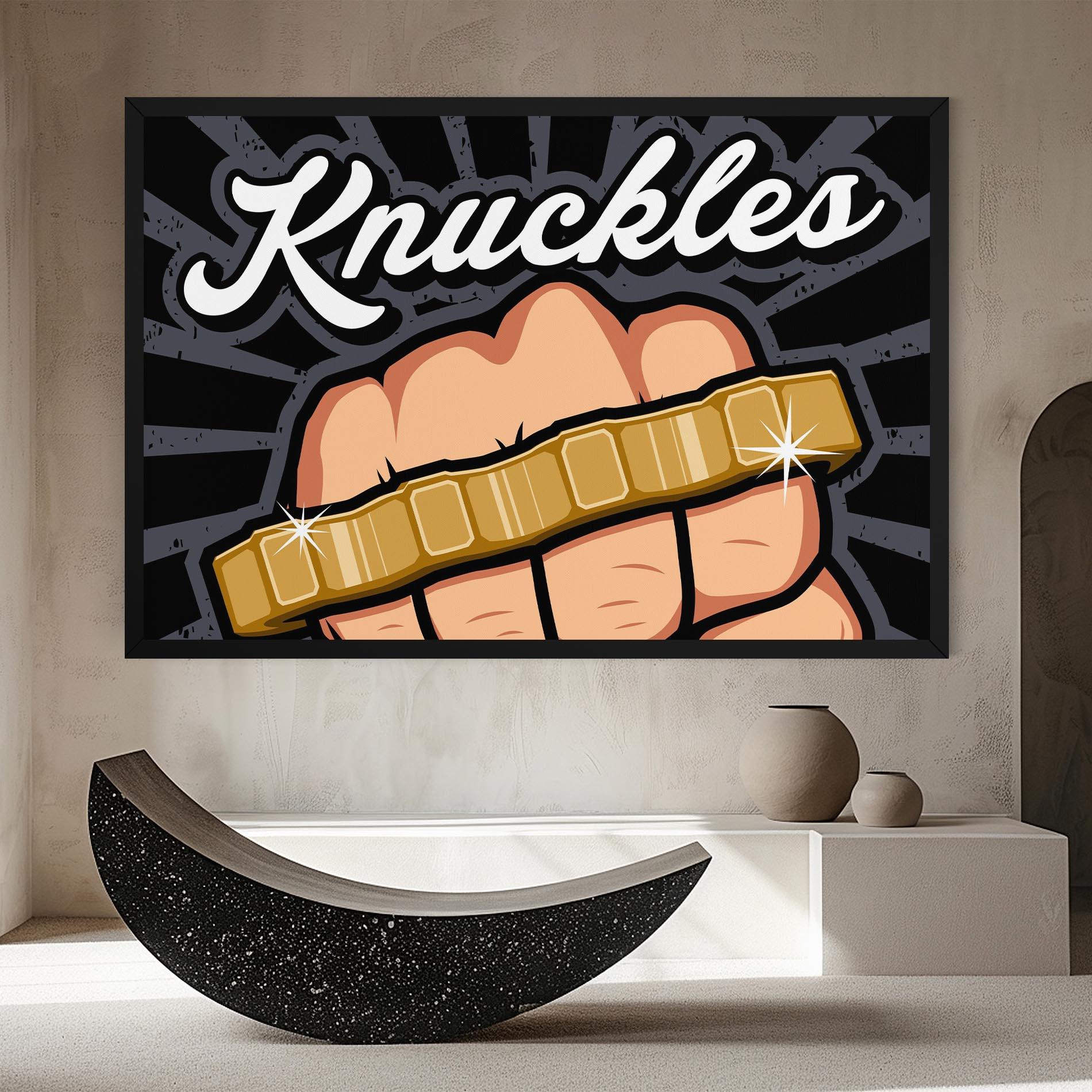 Leinwandbild Knuckles mockup 8
