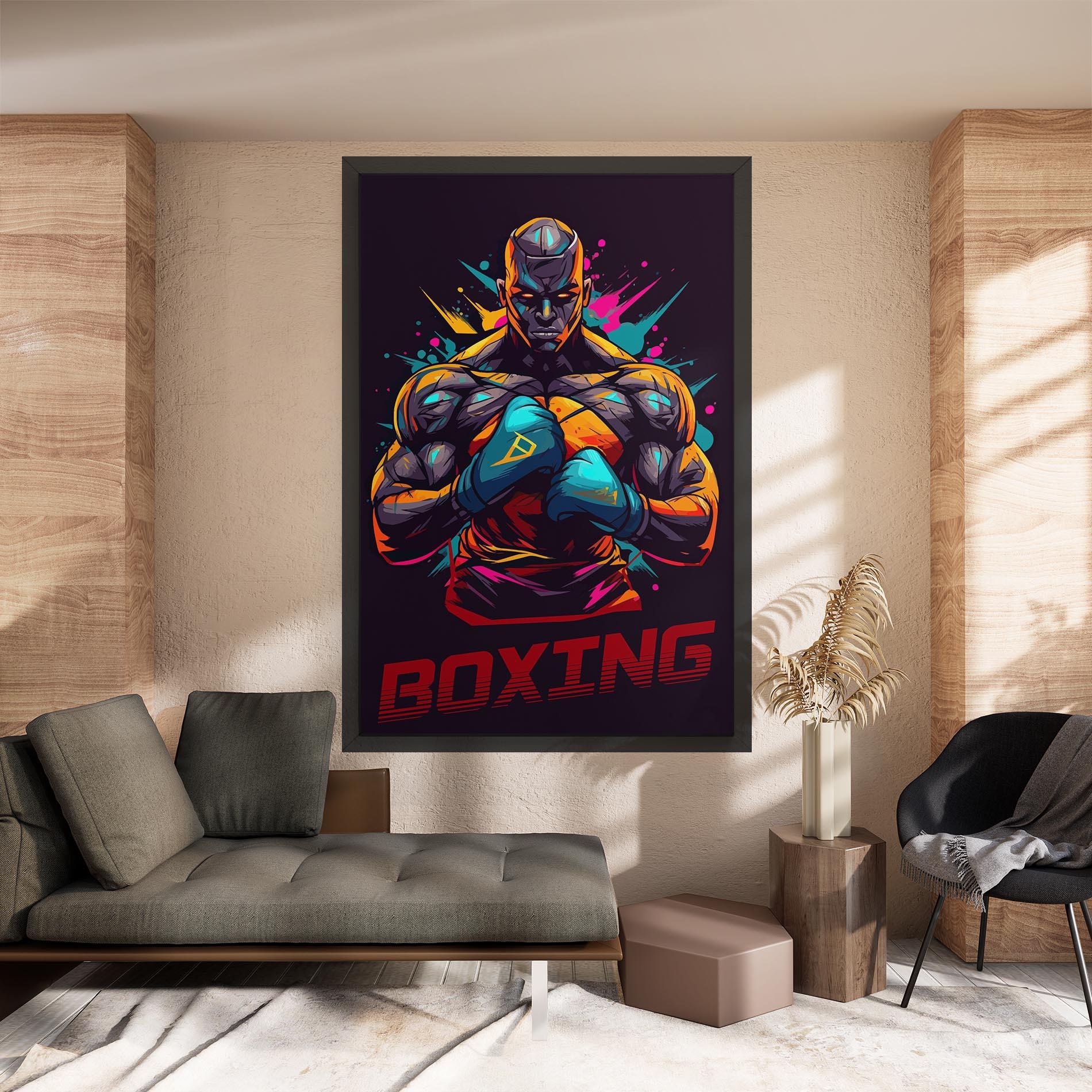 Leinwandbild Boxing Strong mockup 8