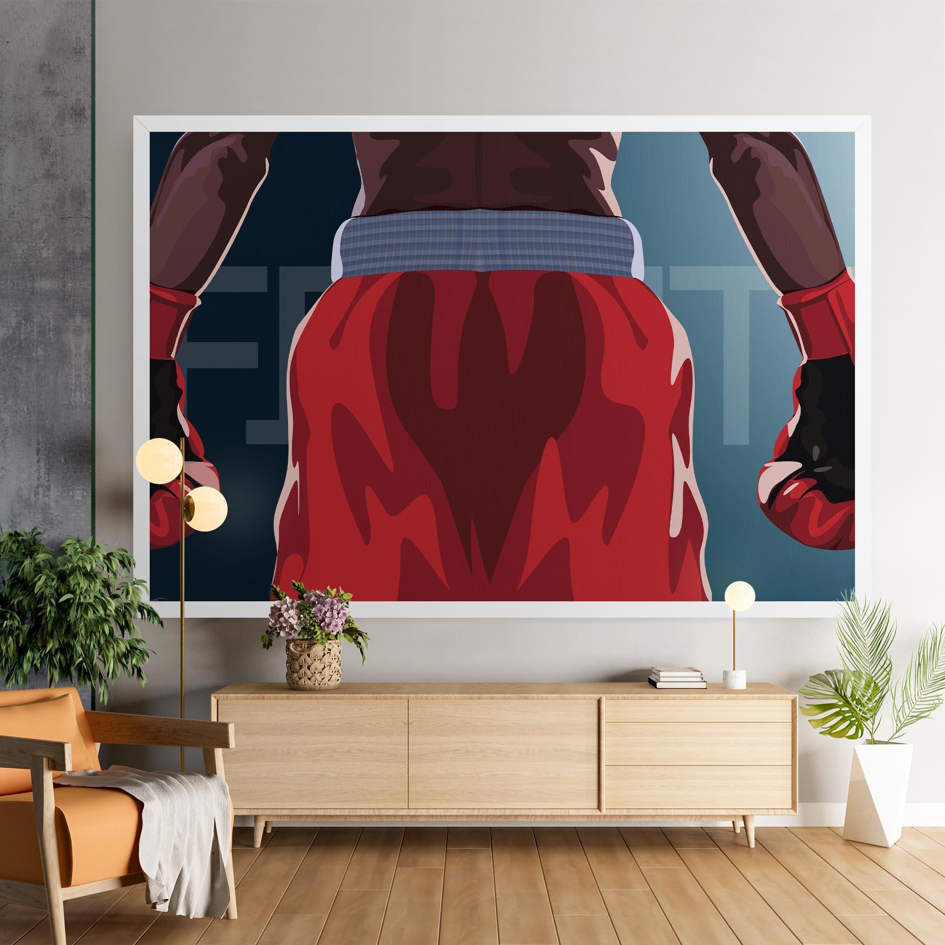 Leinwandbild Fight Box mockup 9