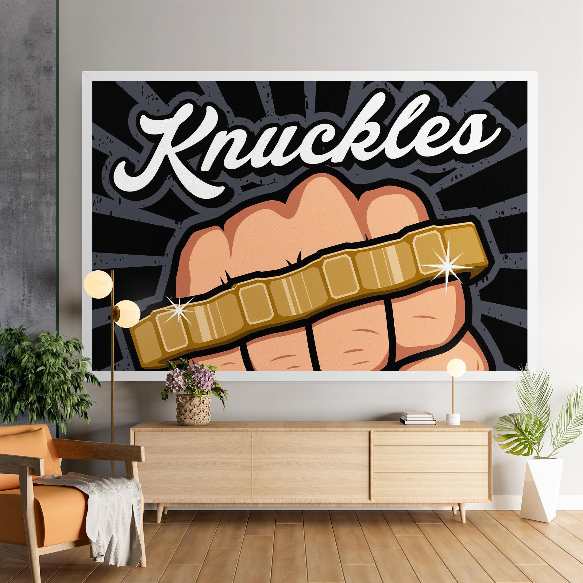 Leinwandbild Knuckles mockup 9