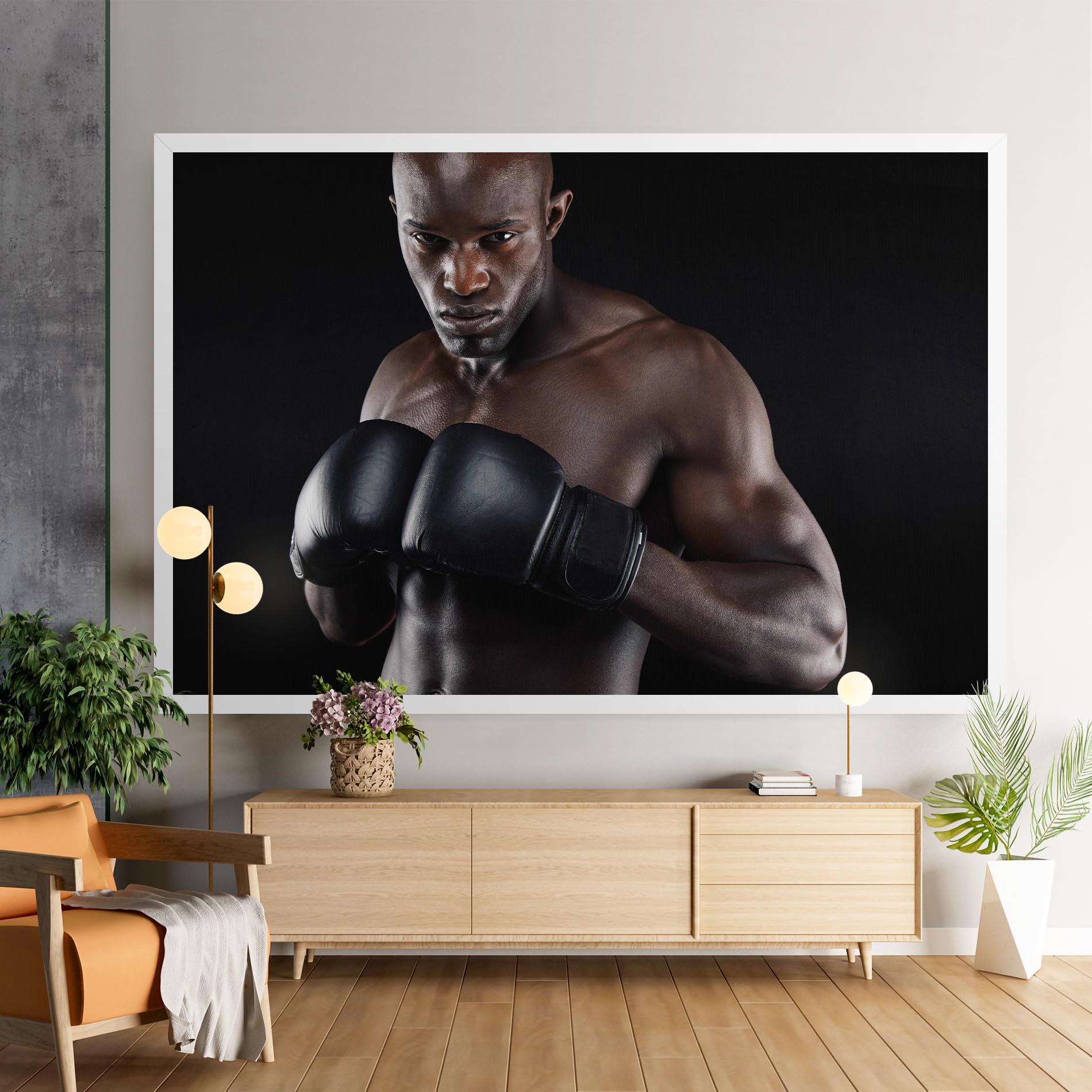 Leinwandbild Powerful Fighter mockup 9