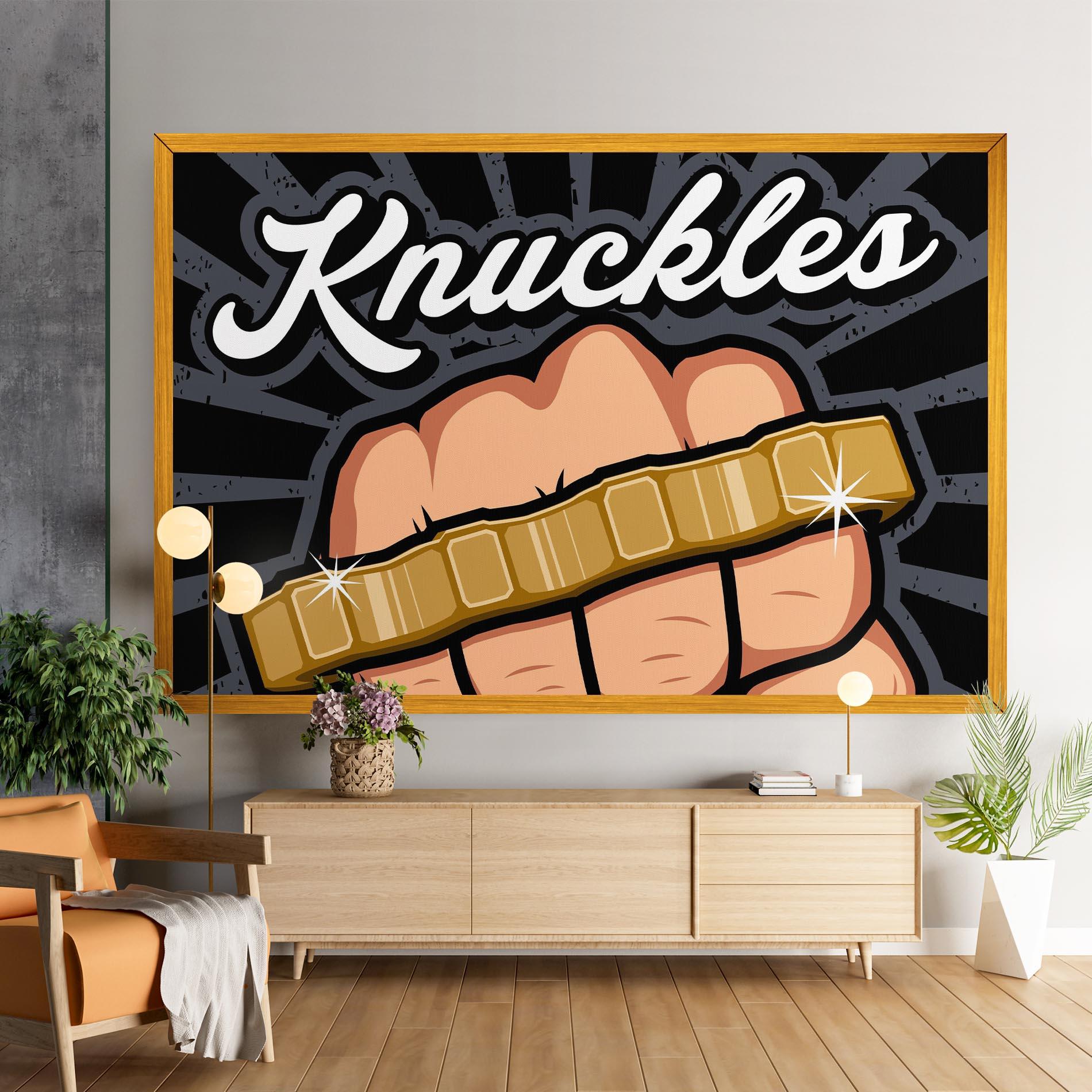 Leinwandbild Knuckles mockup 9