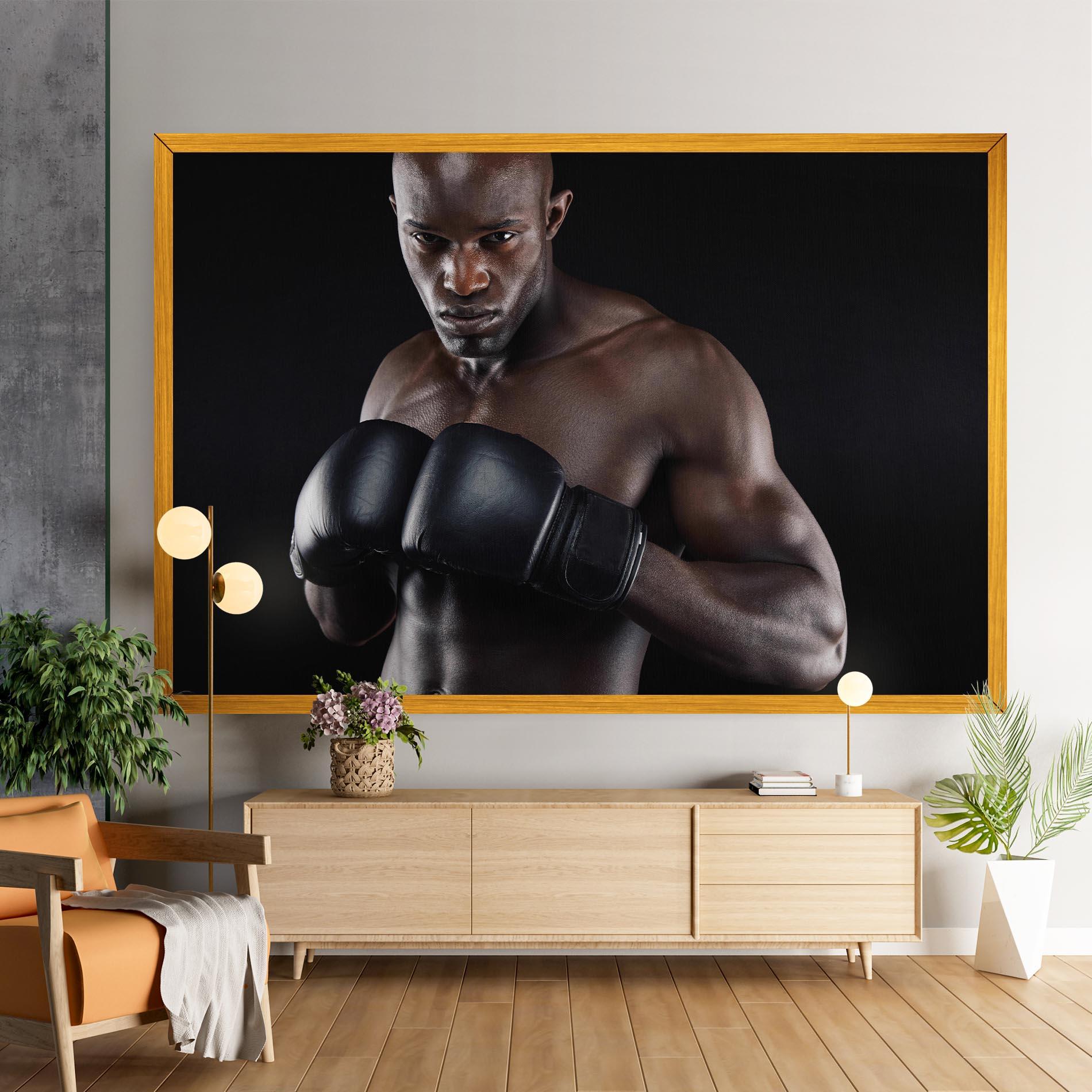 Leinwandbild Powerful Fighter mockup 9
