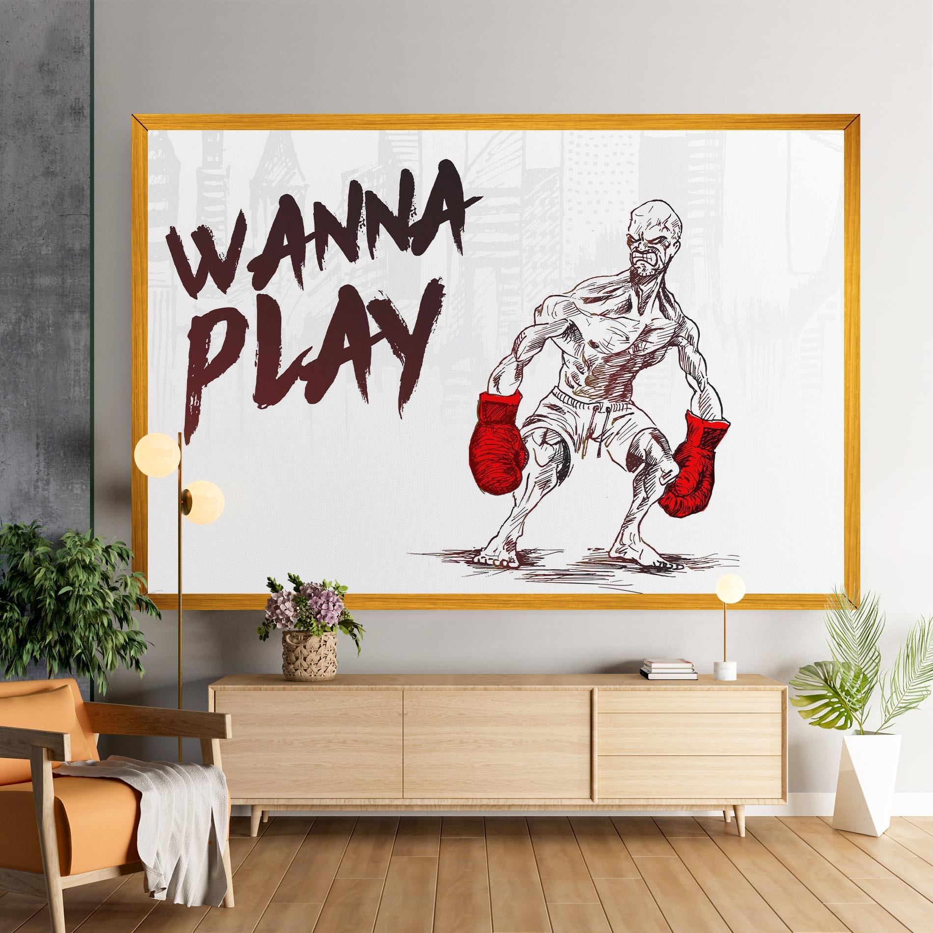 Leinwandbild Wanna Play Box mockup 9