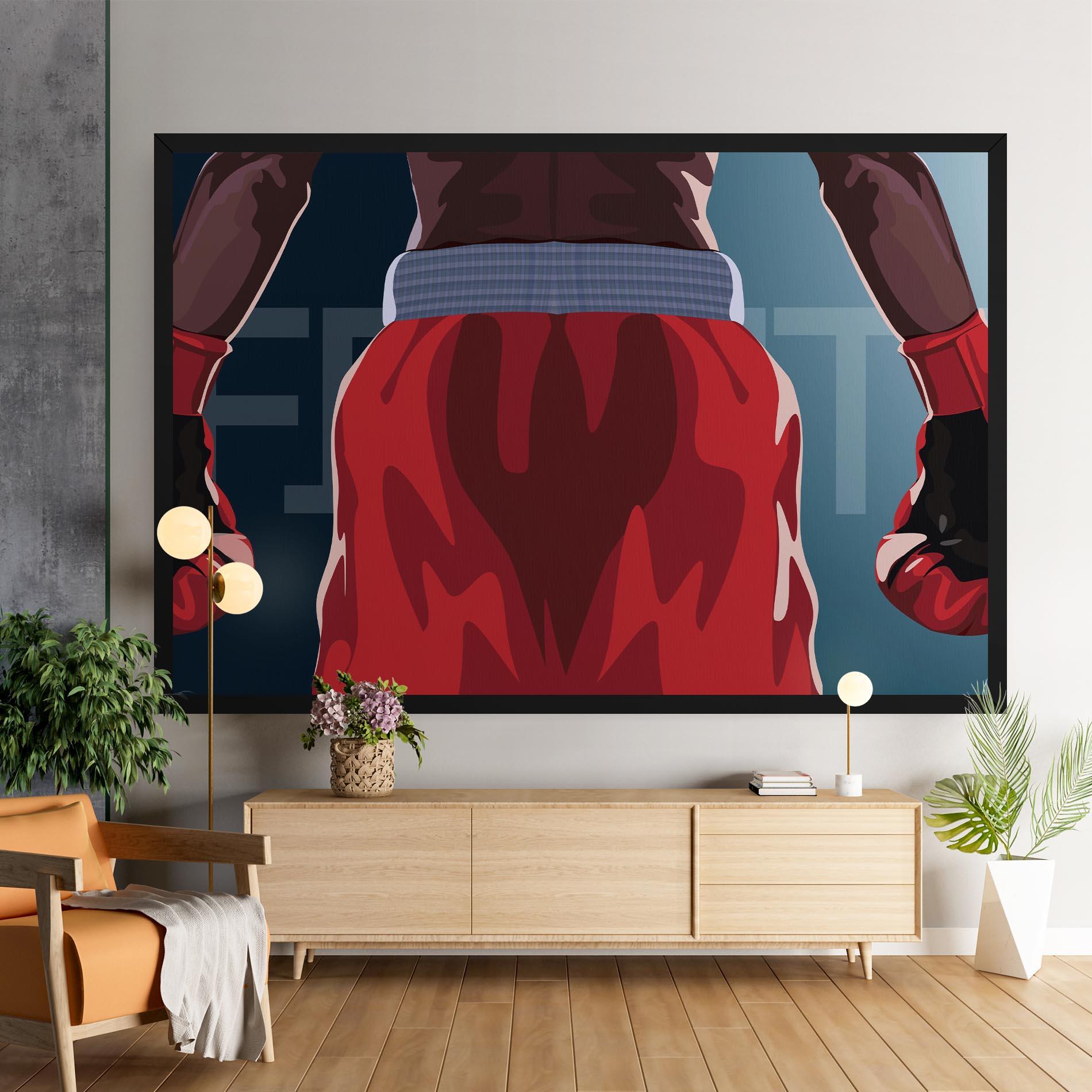 Leinwandbild Fight Box mockup 9