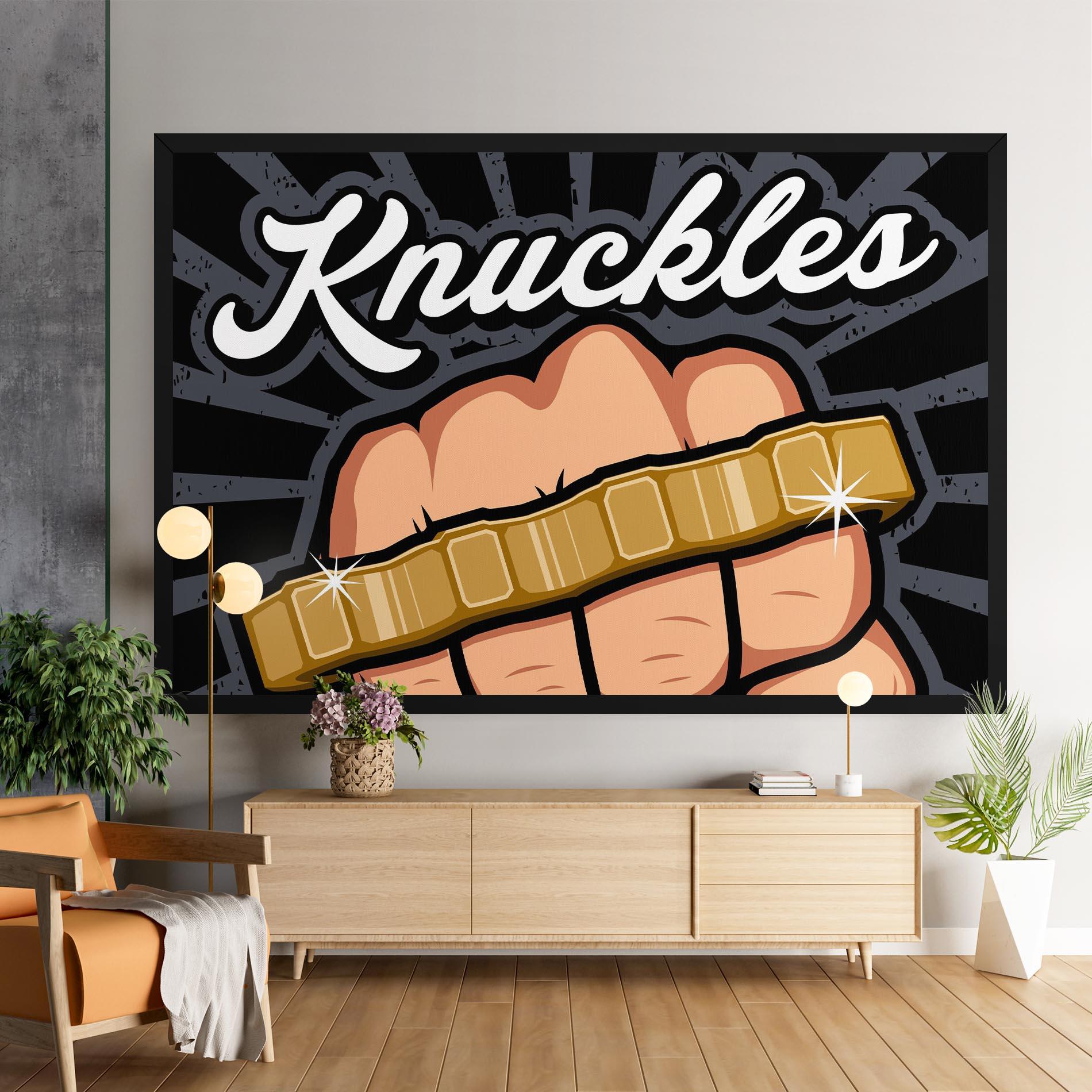 Leinwandbild Knuckles mockup 9