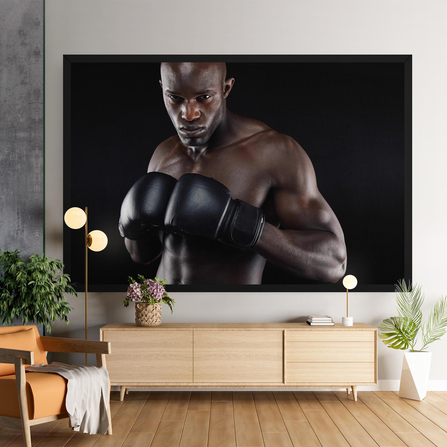 Leinwandbild Powerful Fighter mockup 9