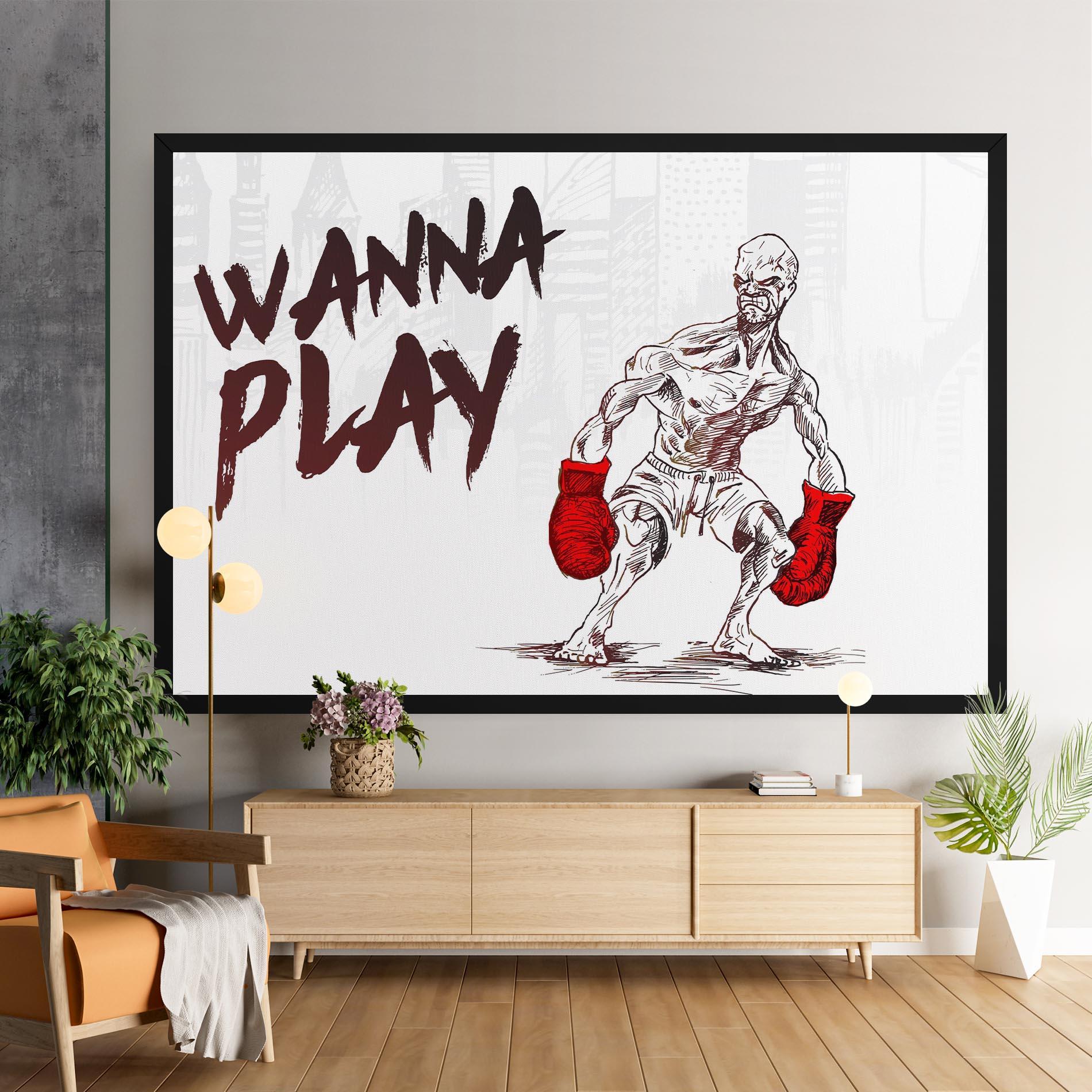 Leinwandbild Wanna Play Box mockup 9