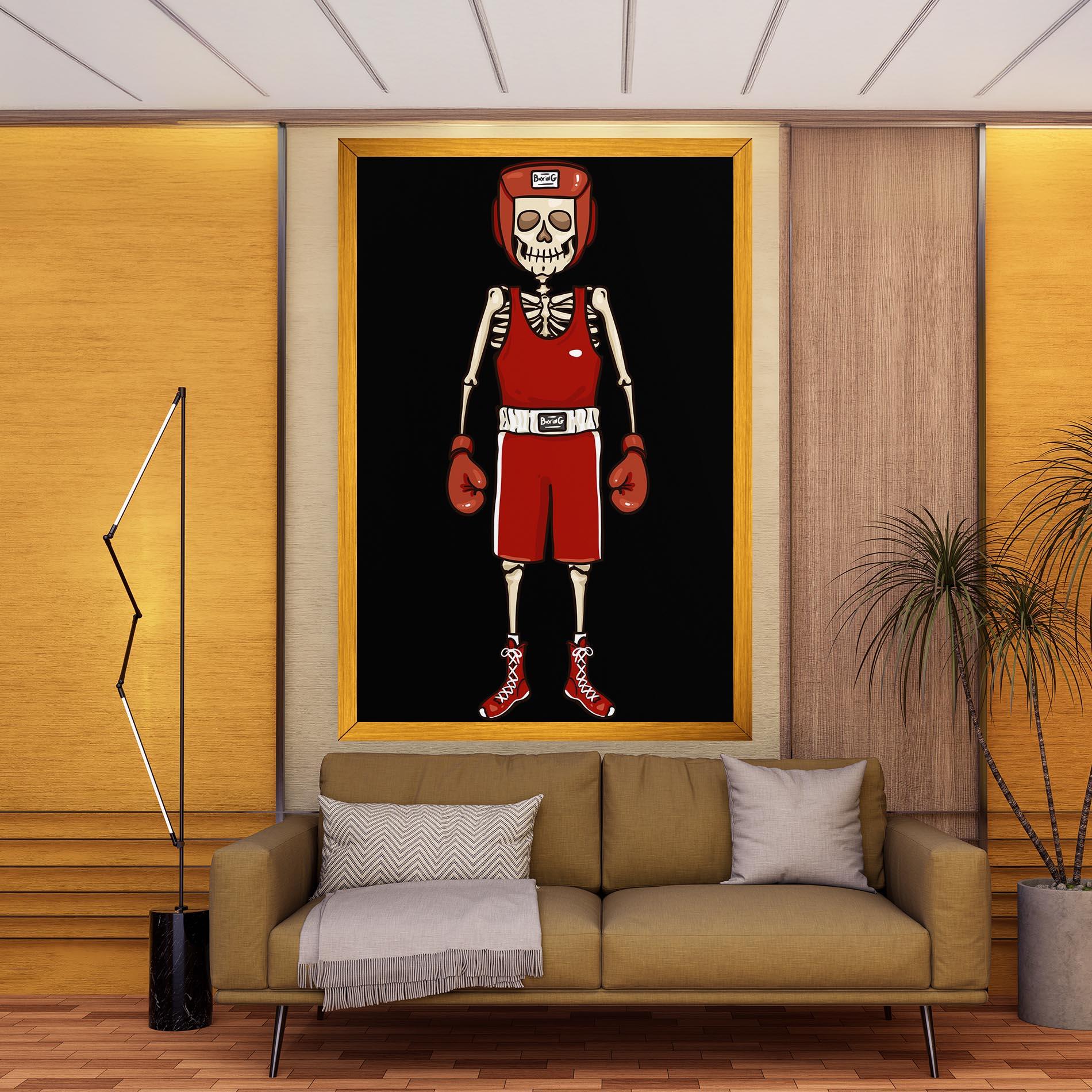 Leinwandbild Bones Box mockup 9