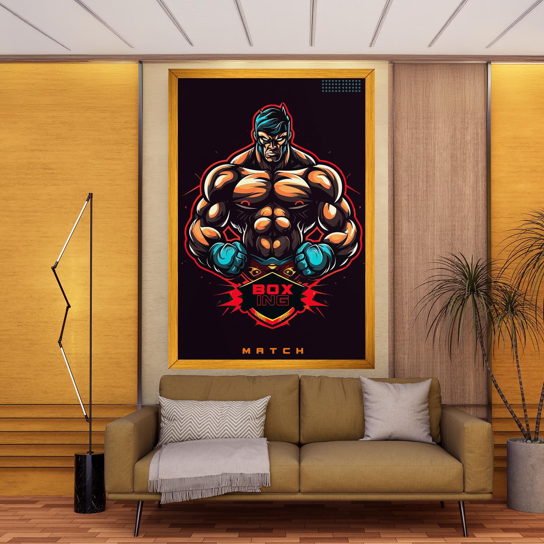 Leinwandbild Light Blue Gloves mockup 9