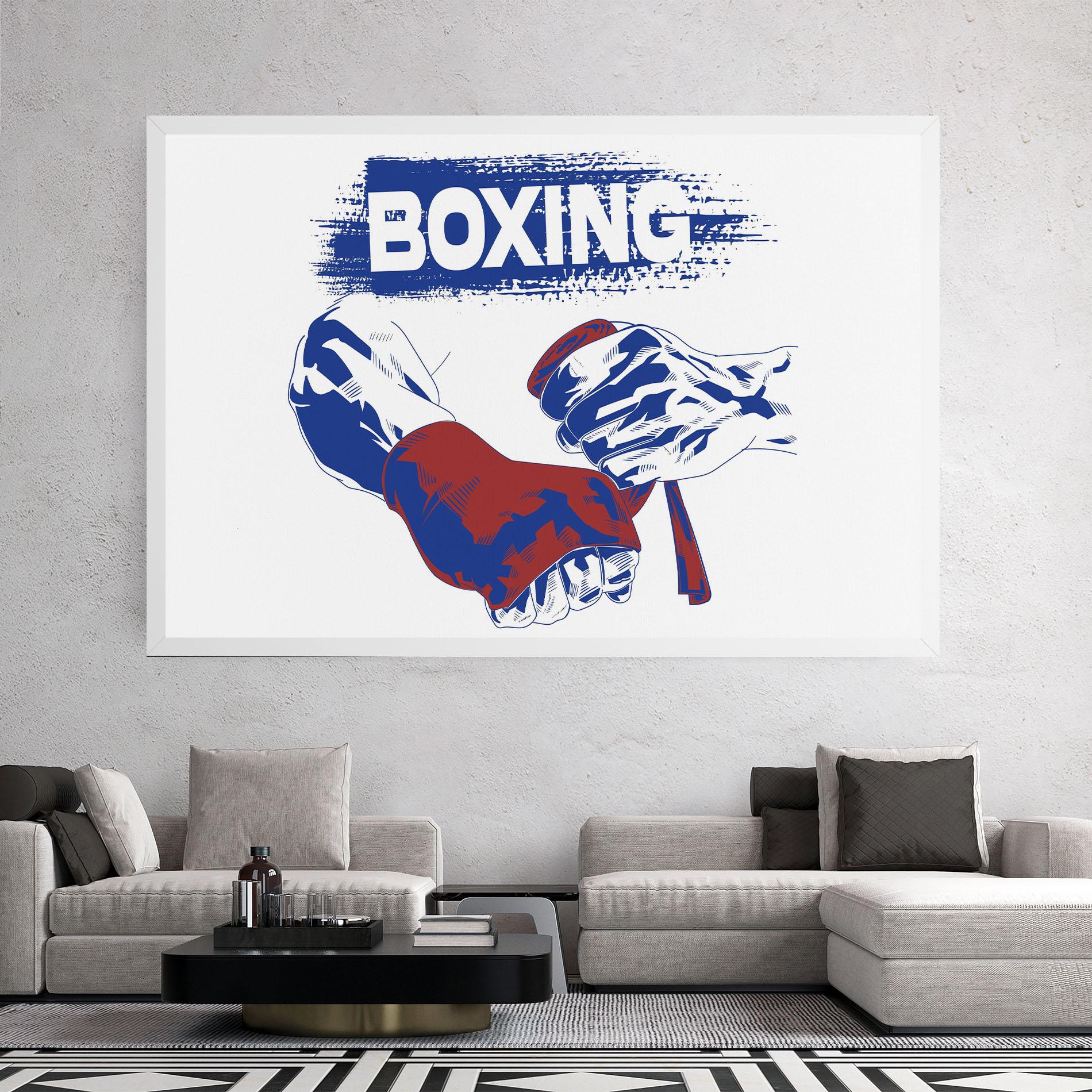 Leinwandbild Box Preparing mockup 2