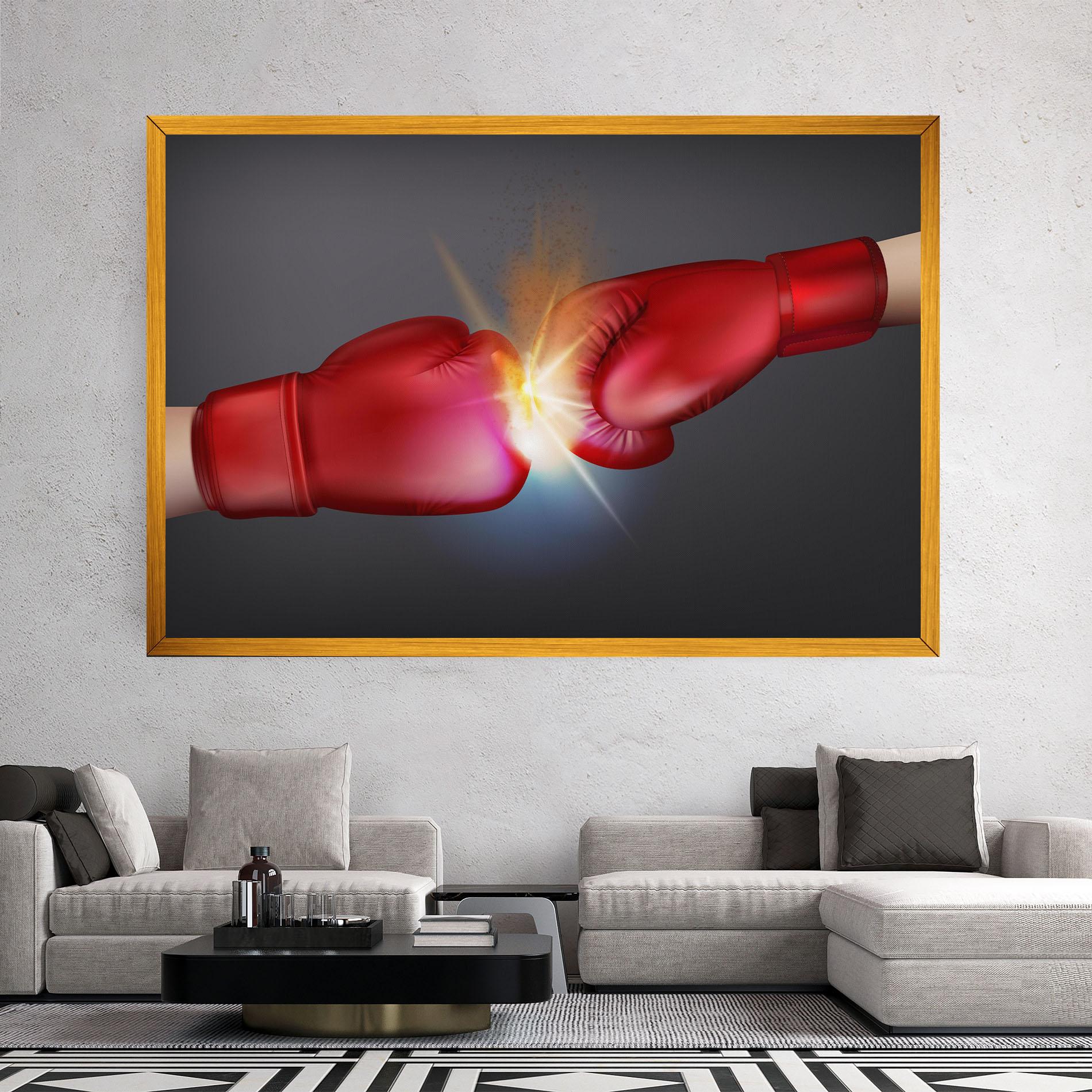 Leinwandbild Box Explosion mockup 2