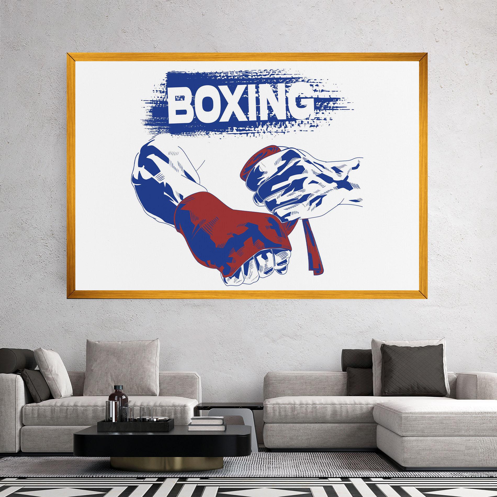 Leinwandbild Box Preparing mockup 2