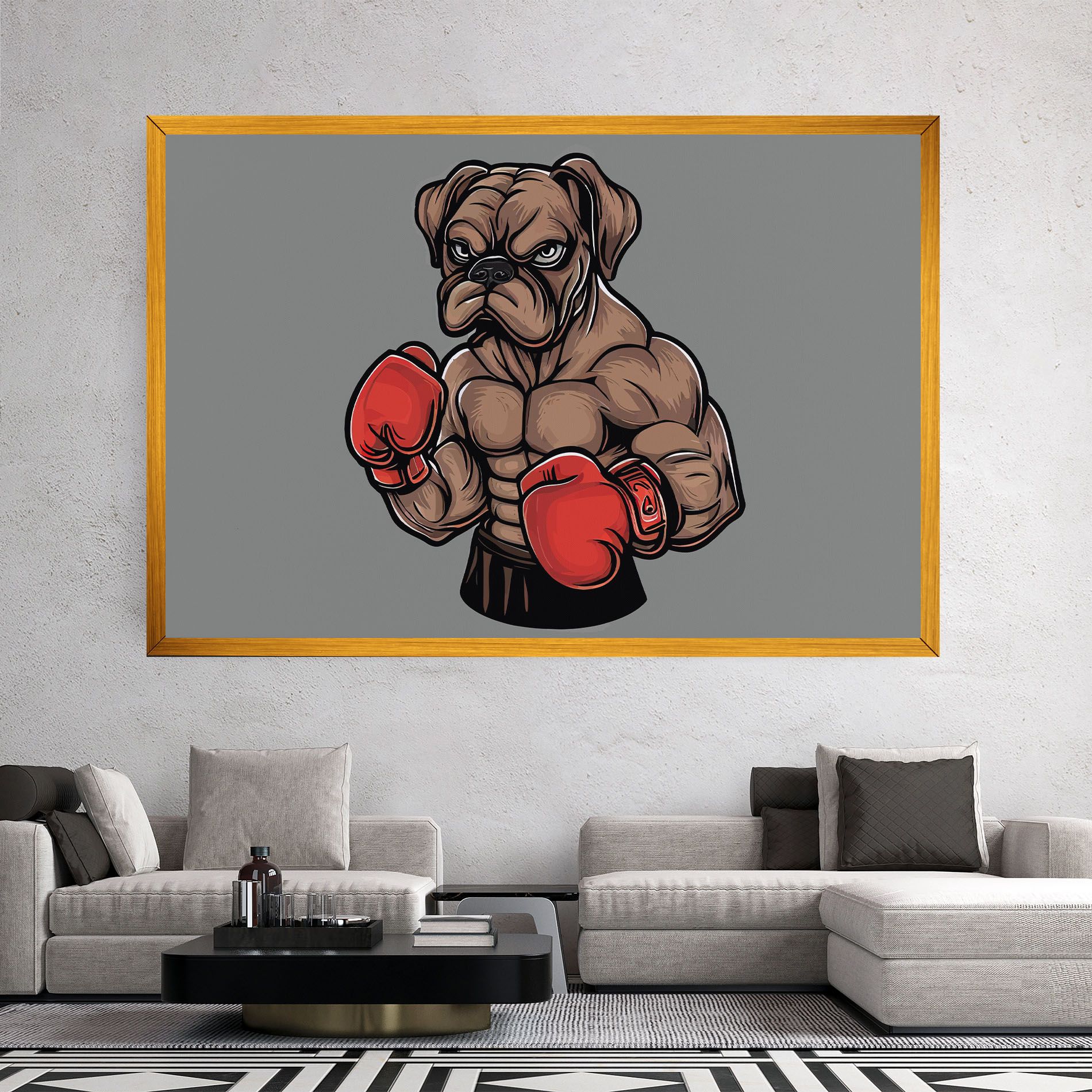 Boxer Dog mockup 2