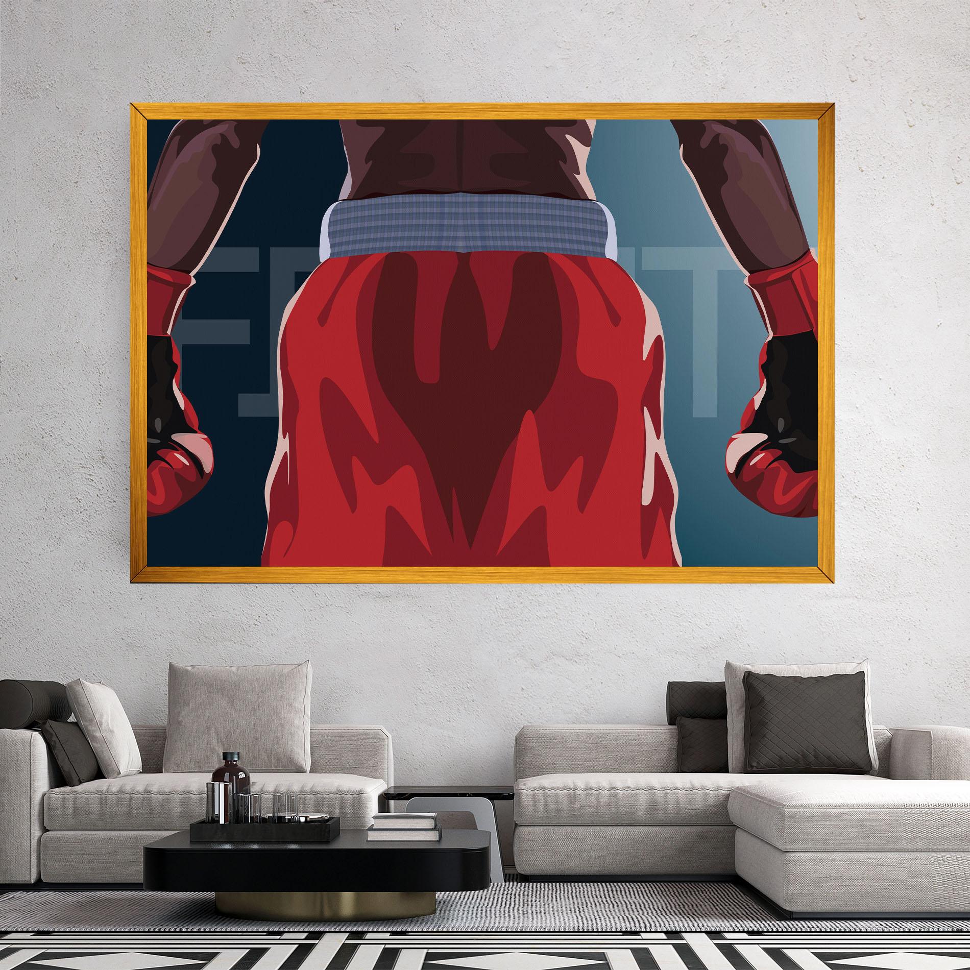 Leinwandbild Fight Box mockup 2