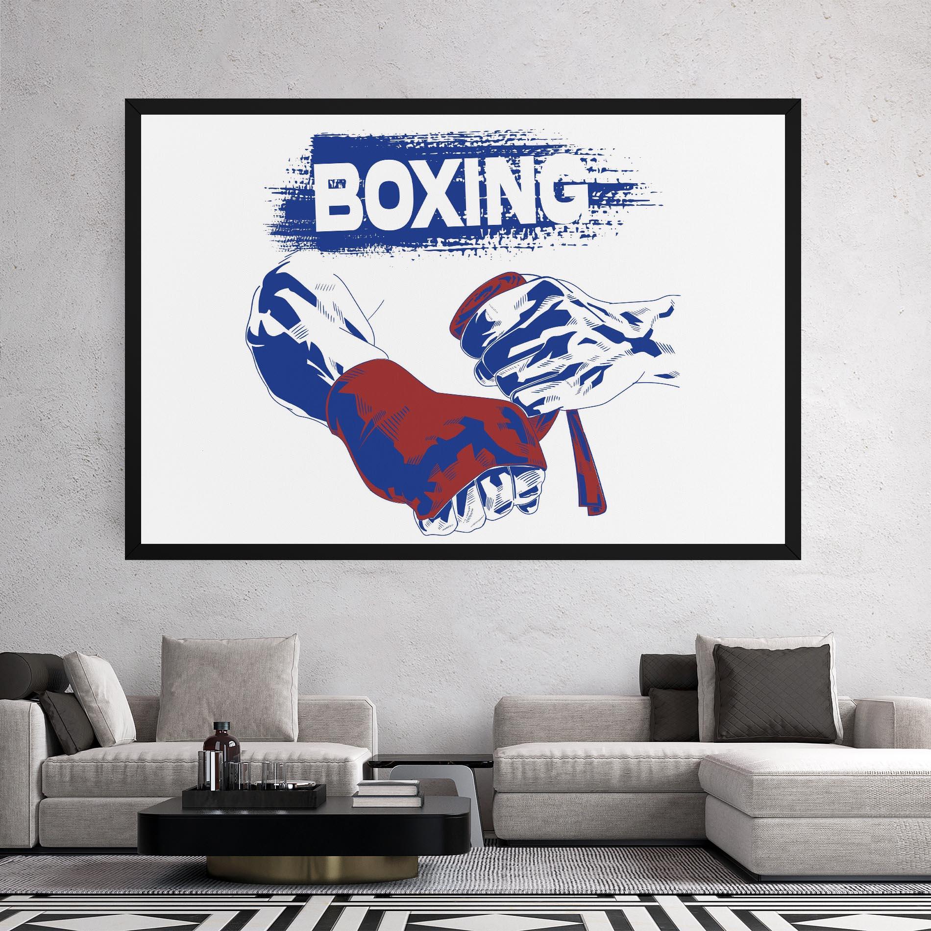 Leinwandbild Box Preparing mockup 2