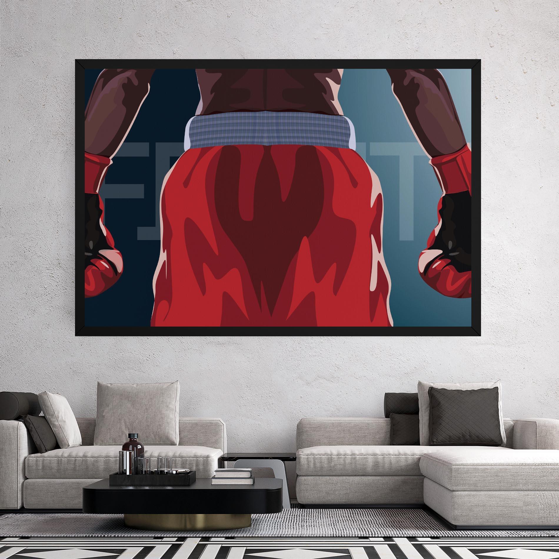 Leinwandbild Fight Box mockup 2