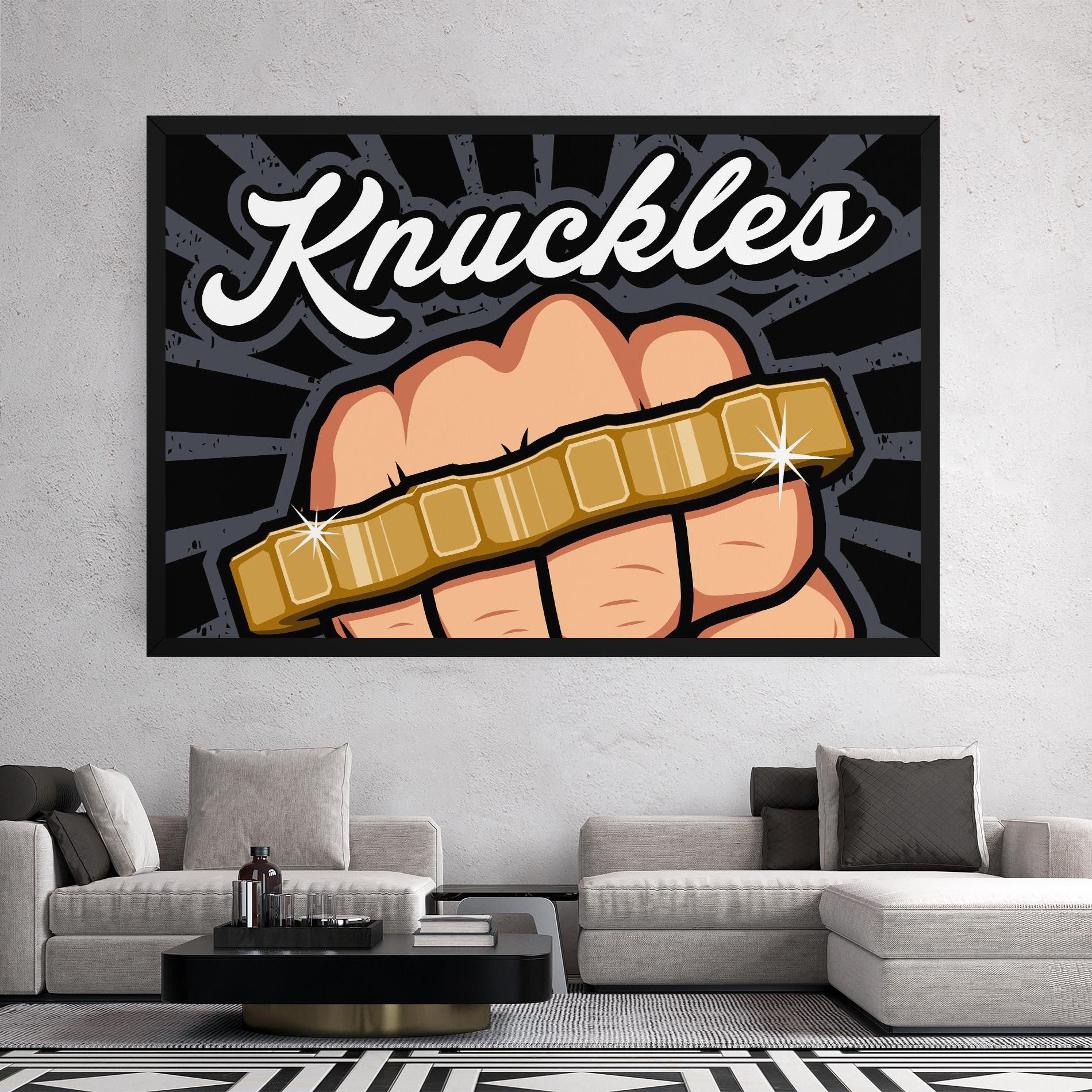 Leinwandbild Knuckles mockup 2