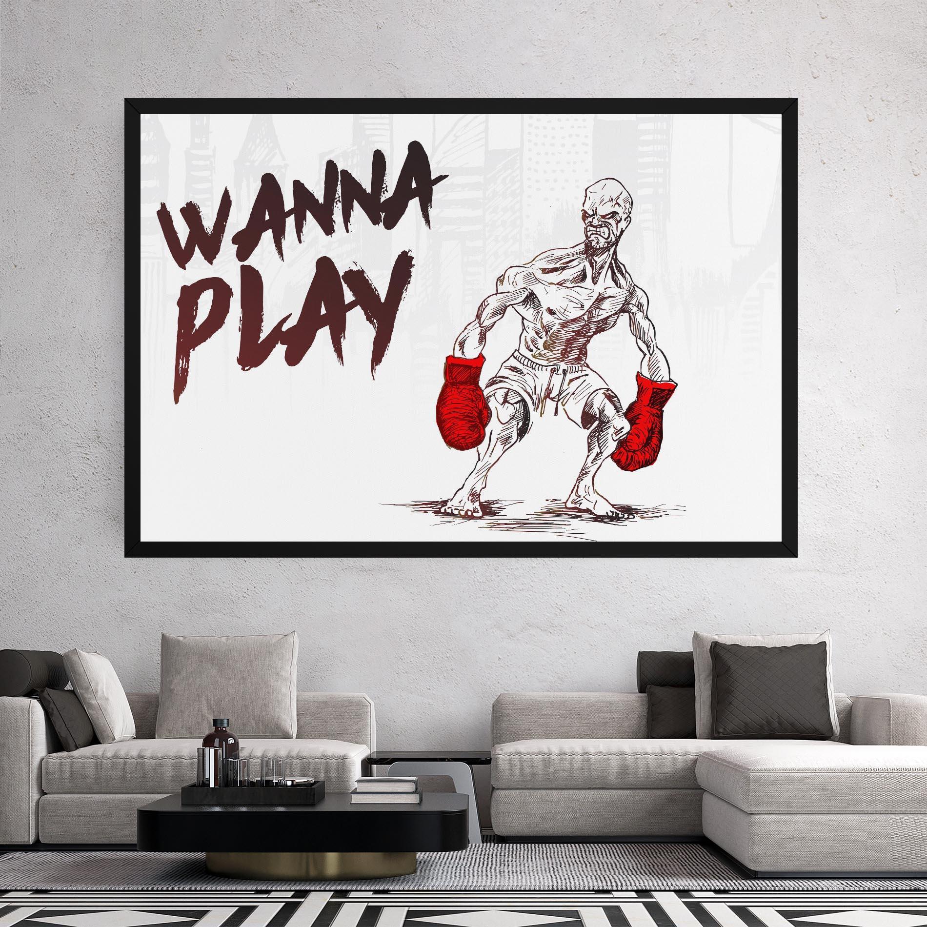 Leinwandbild Wanna Play Box mockup 2