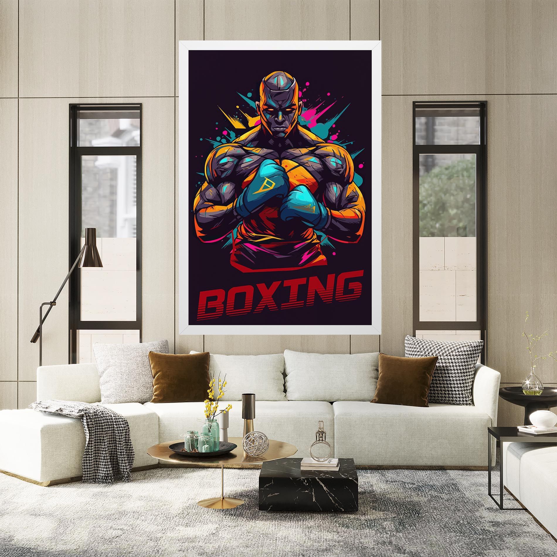 Boxing Strong mockup 2