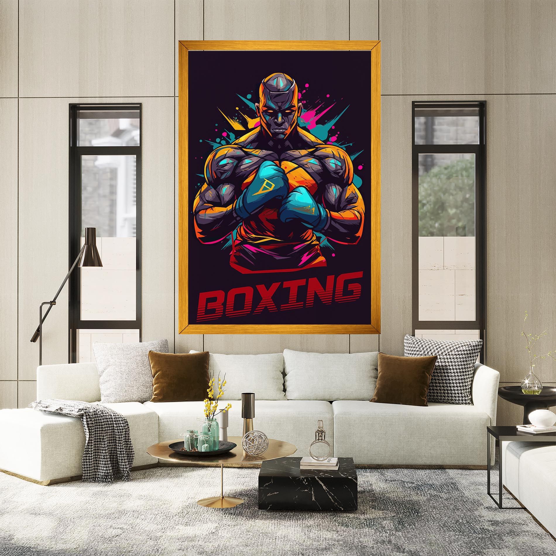Boxing Strong mockup 2