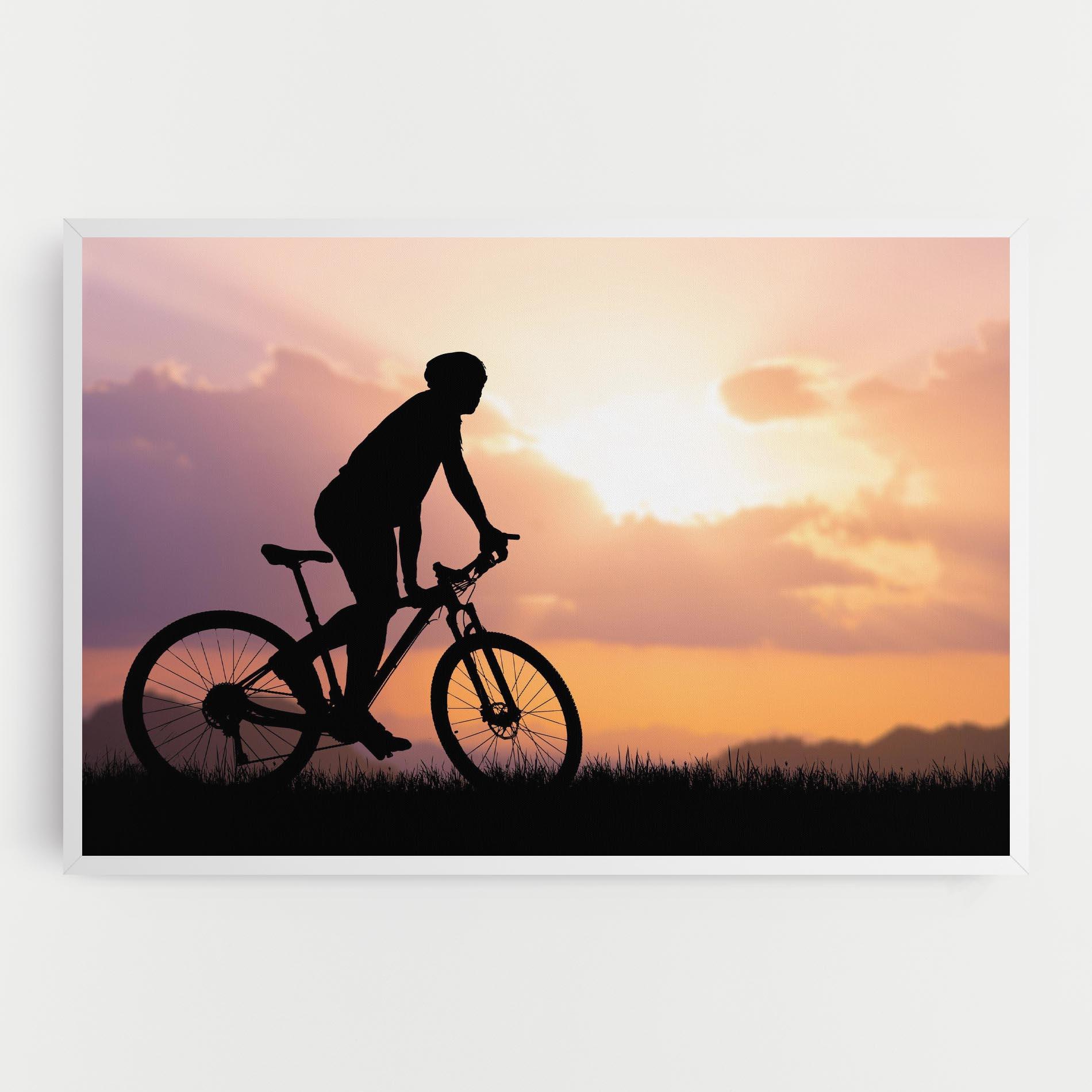 Leinwandbild Bike Travel Concept mockup 0