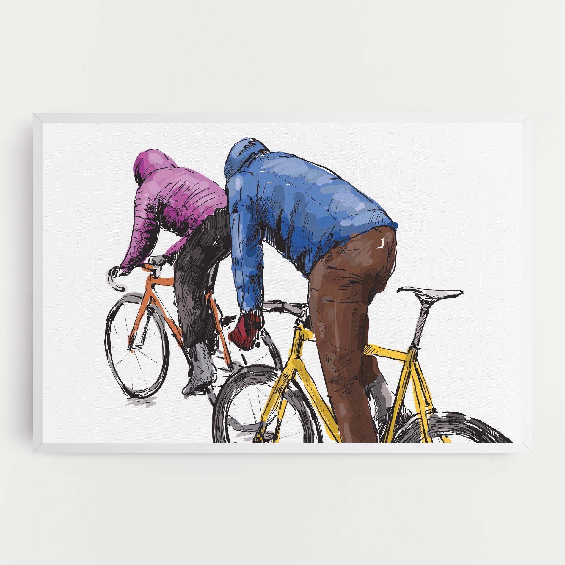 Leinwandbild Bike Trip mockup 0