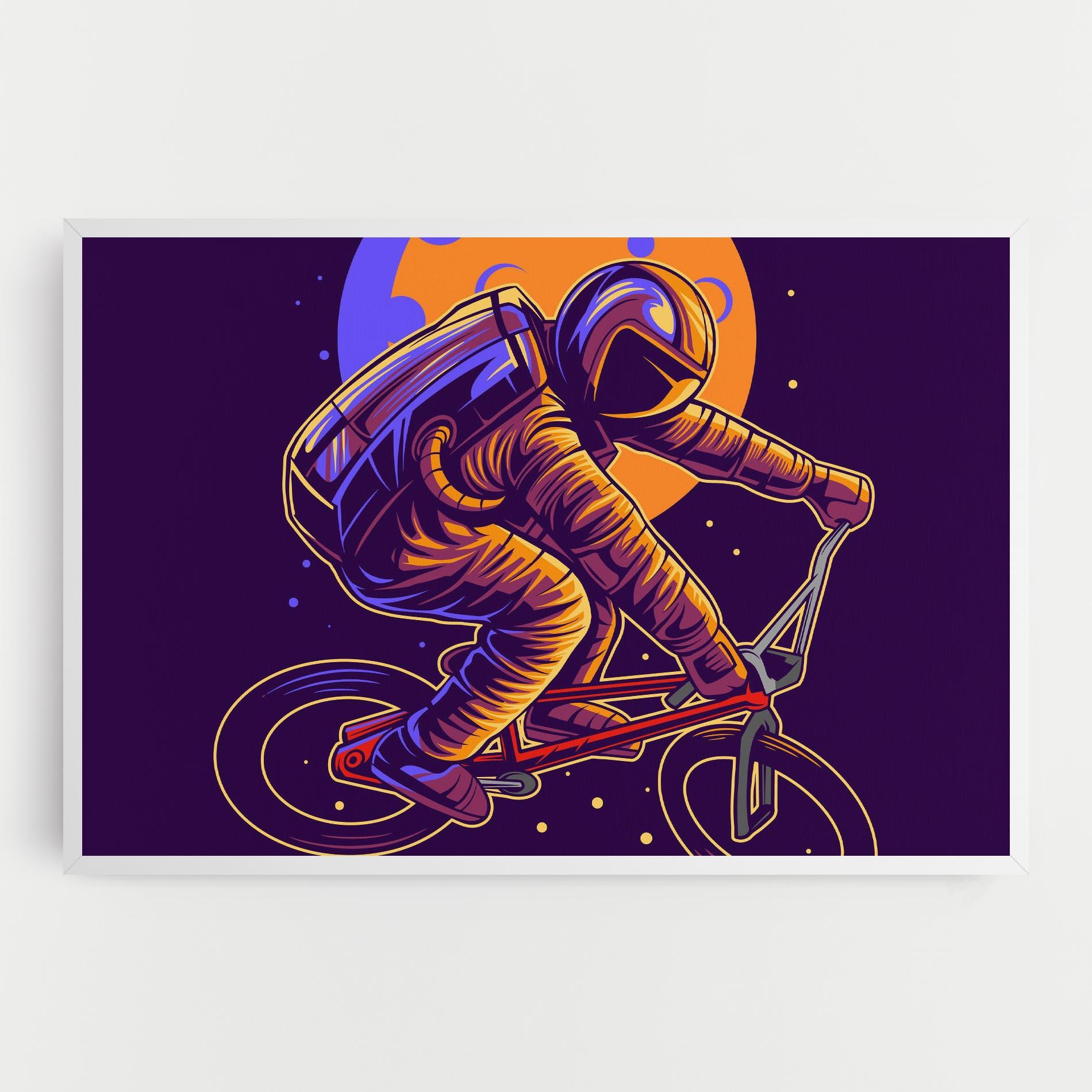 Leinwandbild Moon Bike mockup 0