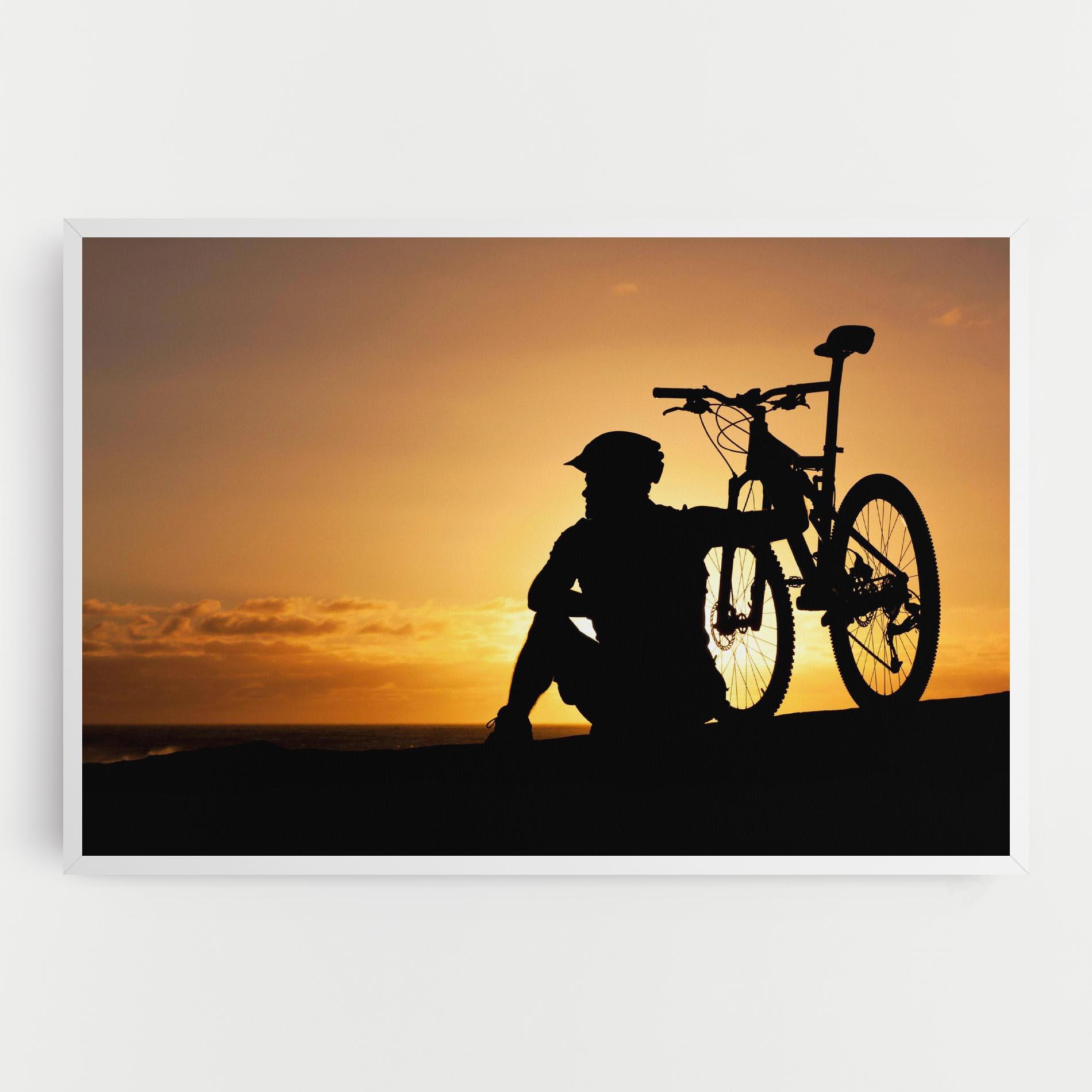 Leinwandbild Relax Bike mockup 0