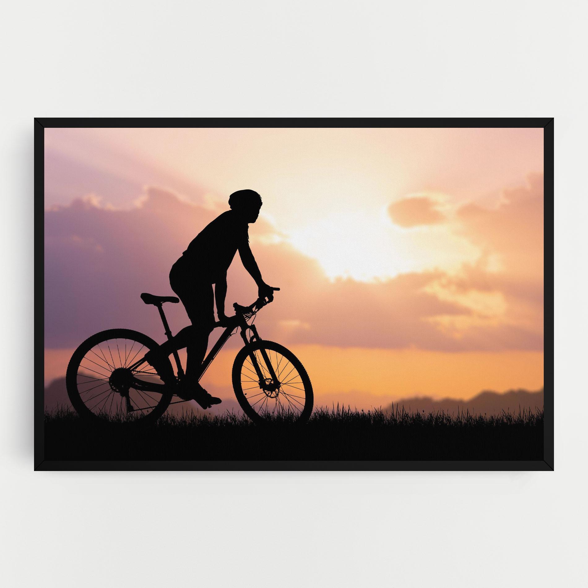 Leinwandbild Bike Travel Concept mockup 0