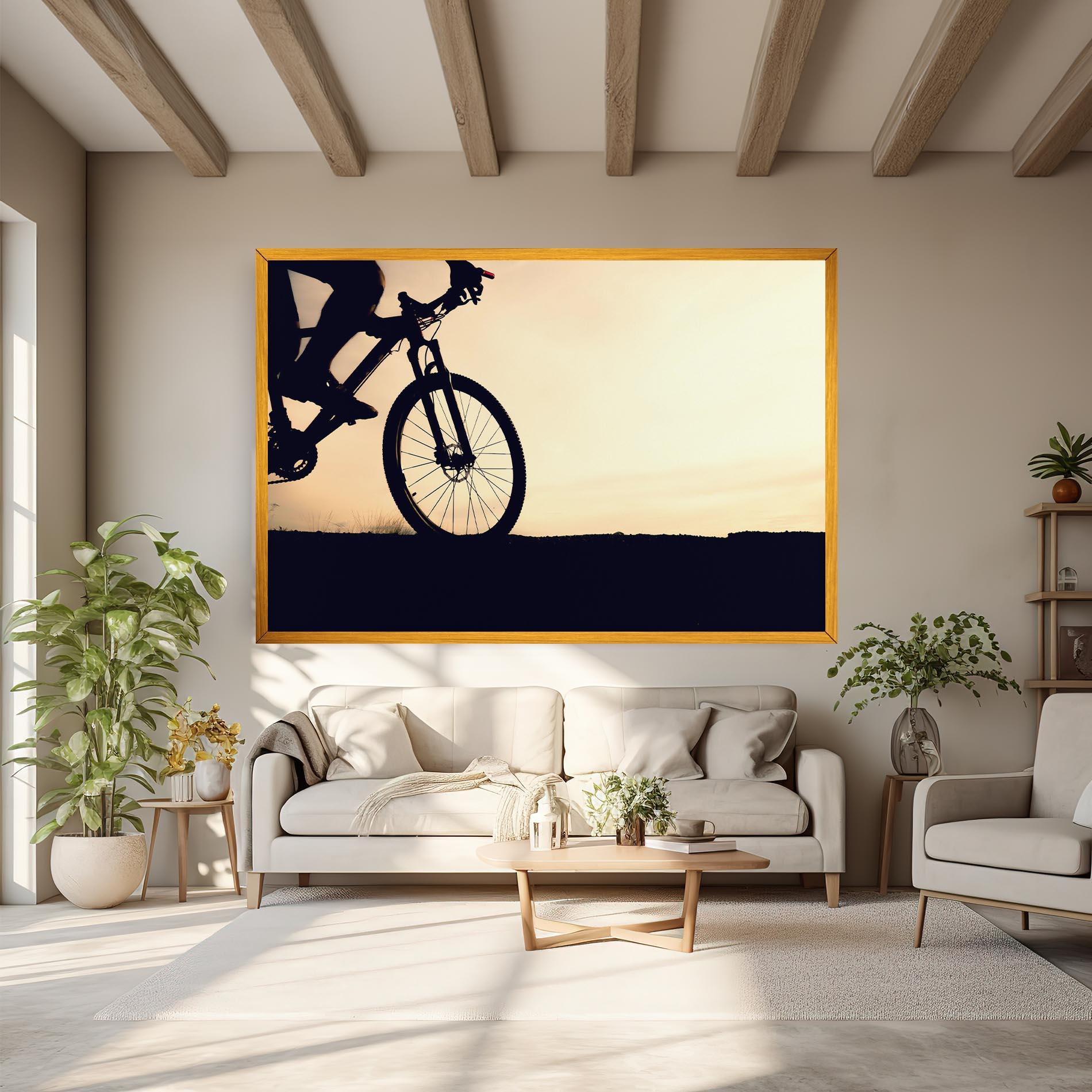 Leinwandbild Cream Sky Mtb mockup 6