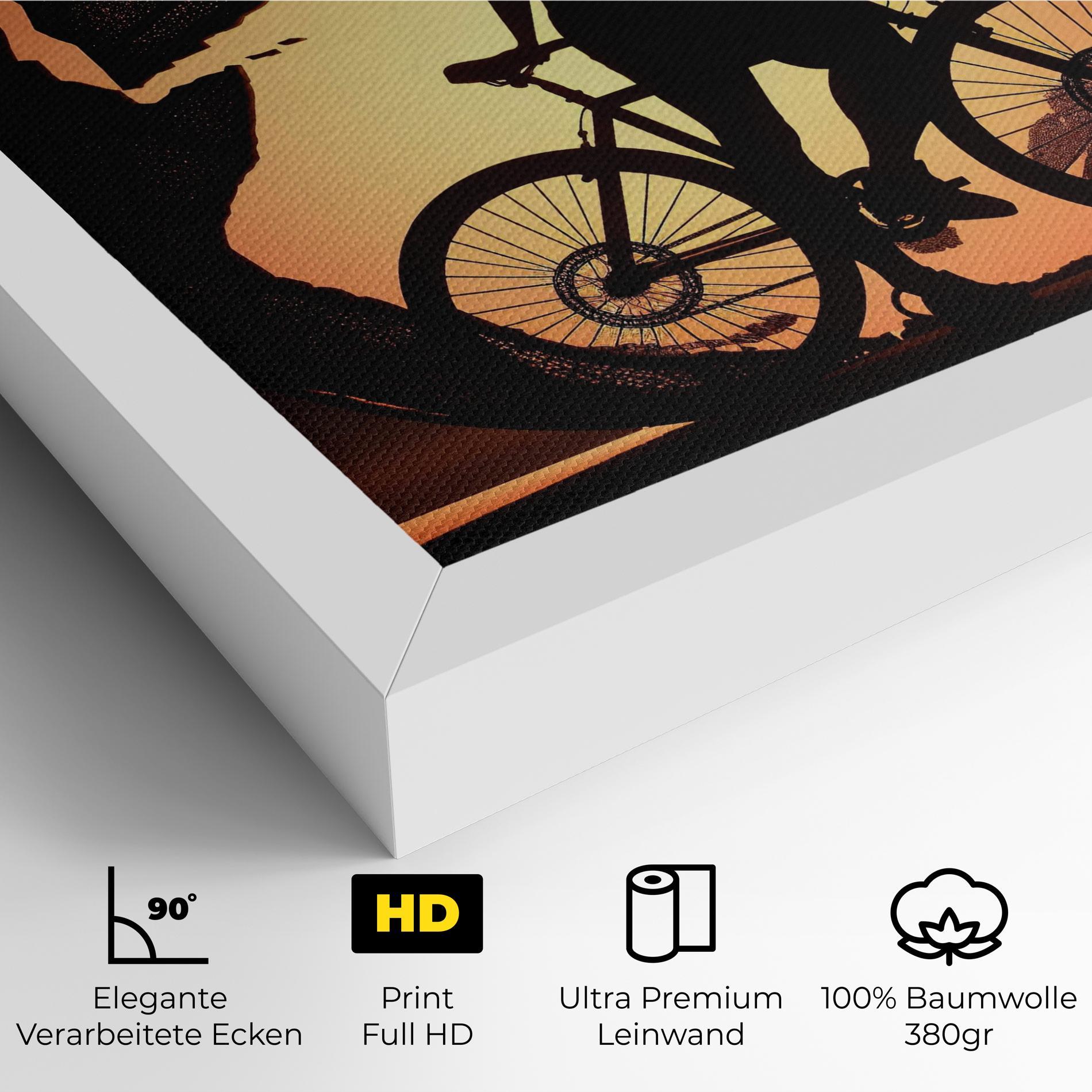 Leinwandbild Globe Riding World mockup 4