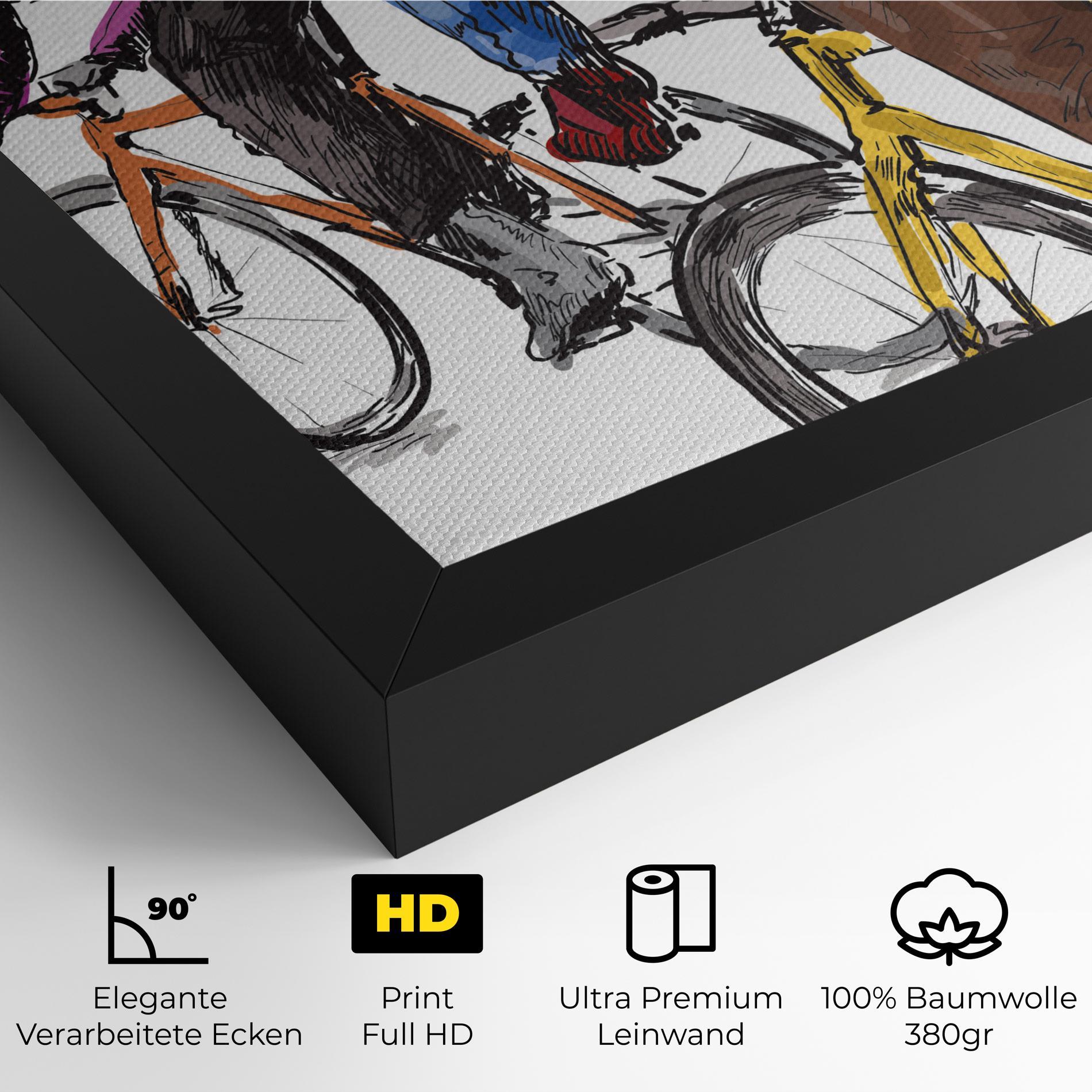Leinwandbild Bike Trip mockup 4
