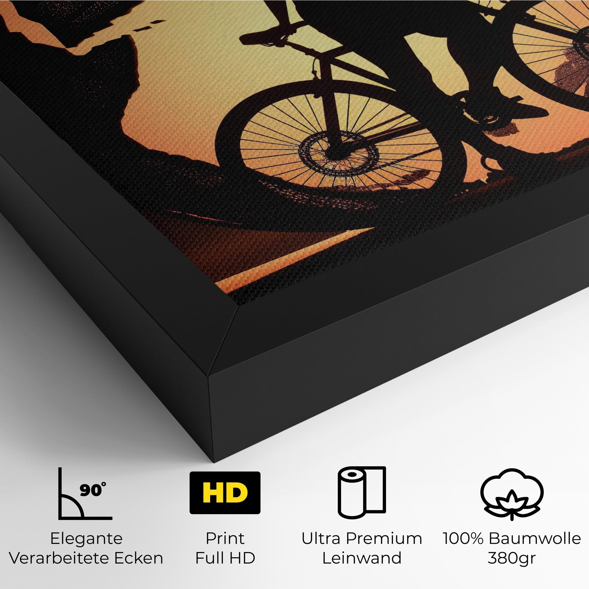 Leinwandbild Globe Riding World mockup 4