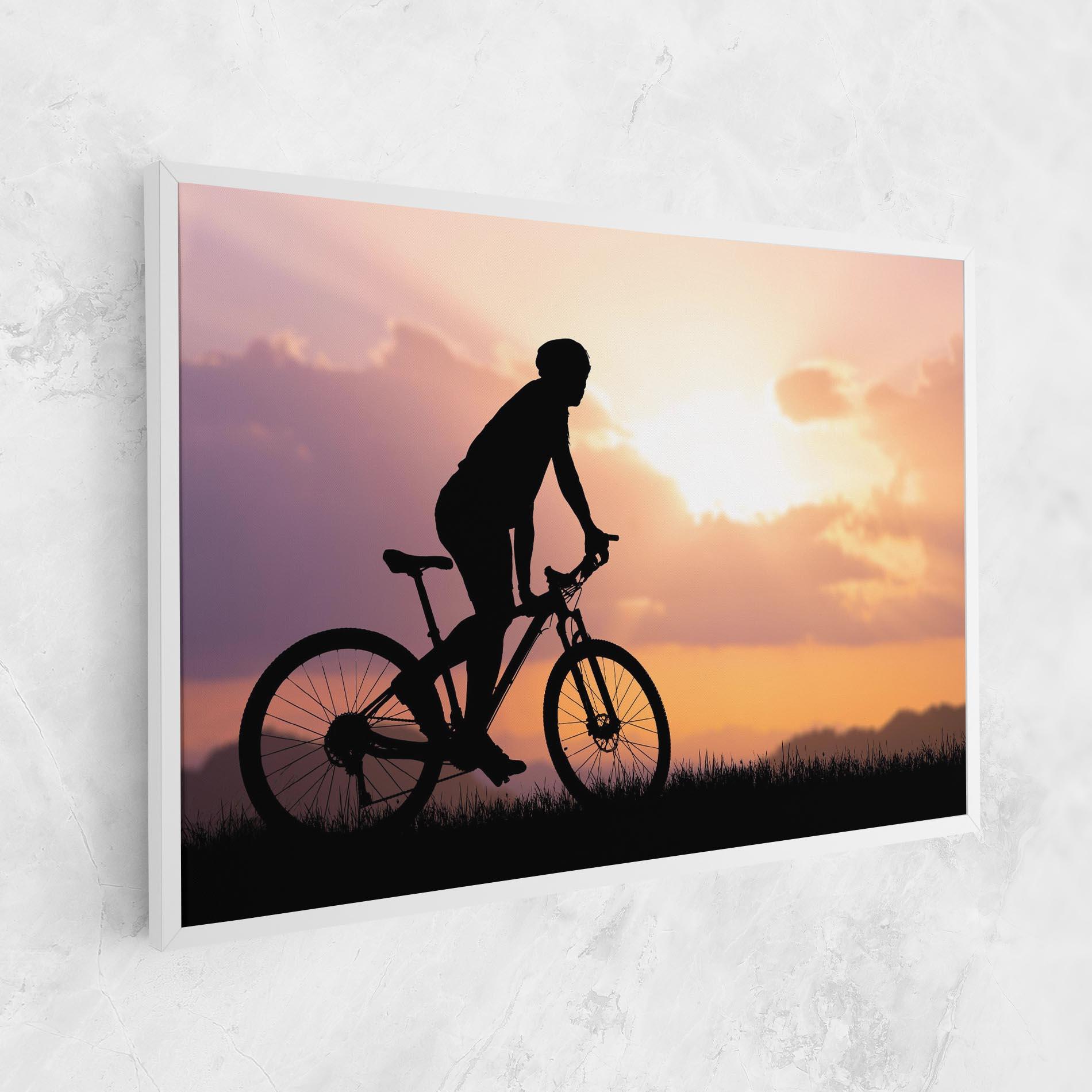 Leinwandbild Bike Travel Concept mockup 1