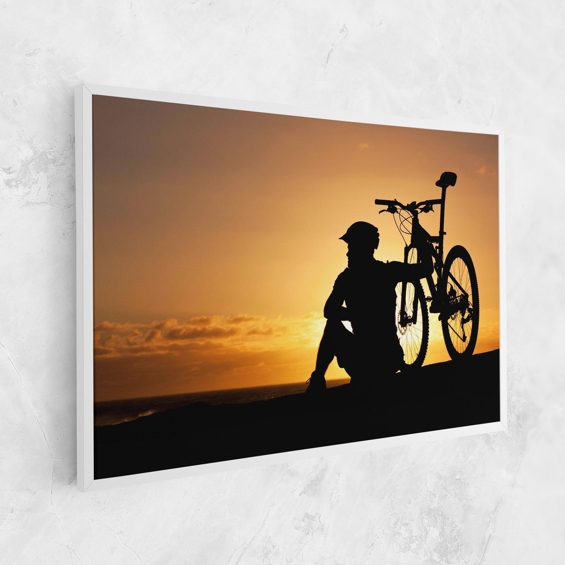 Leinwandbild Relax Bike mockup 1