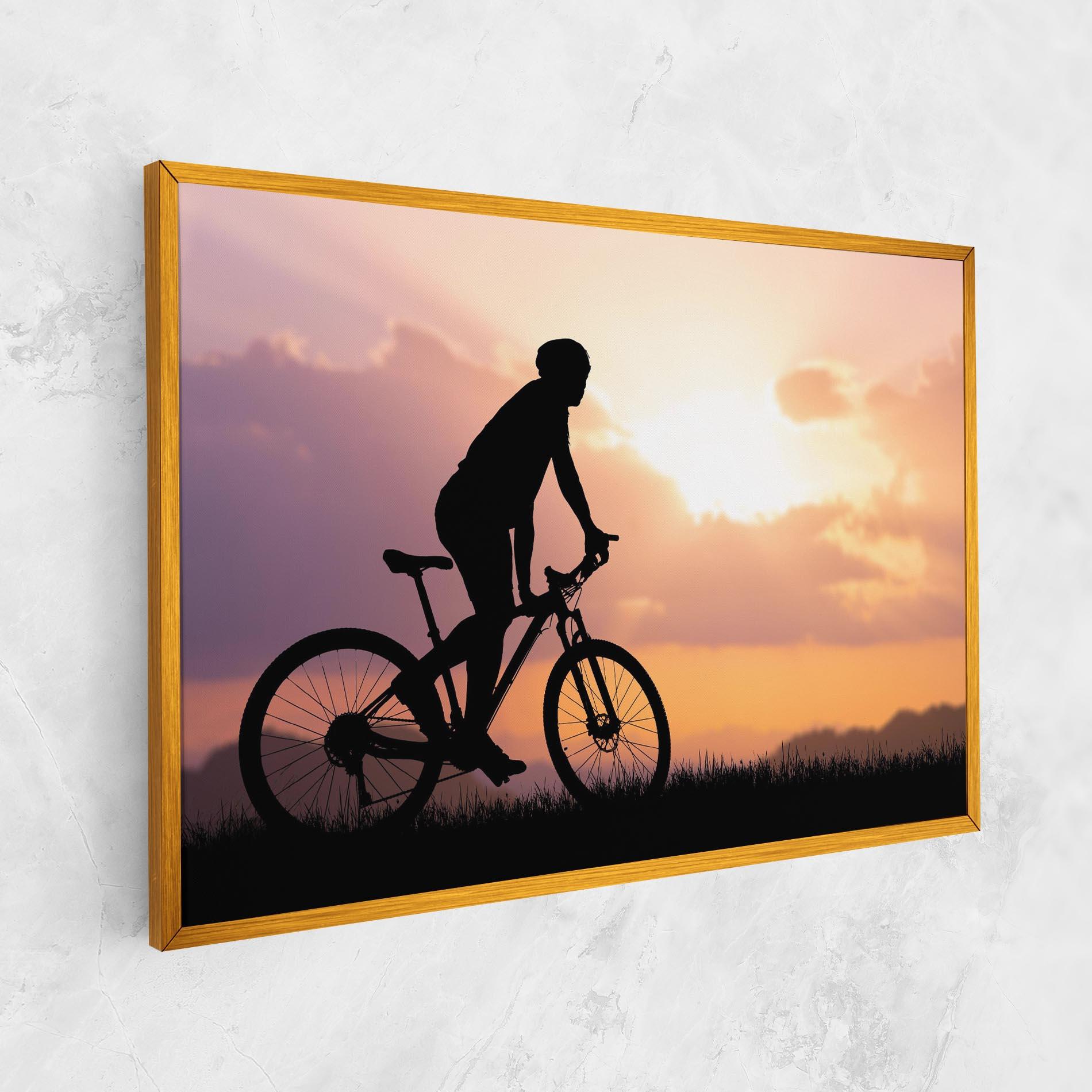 Leinwandbild Bike Travel Concept mockup 1