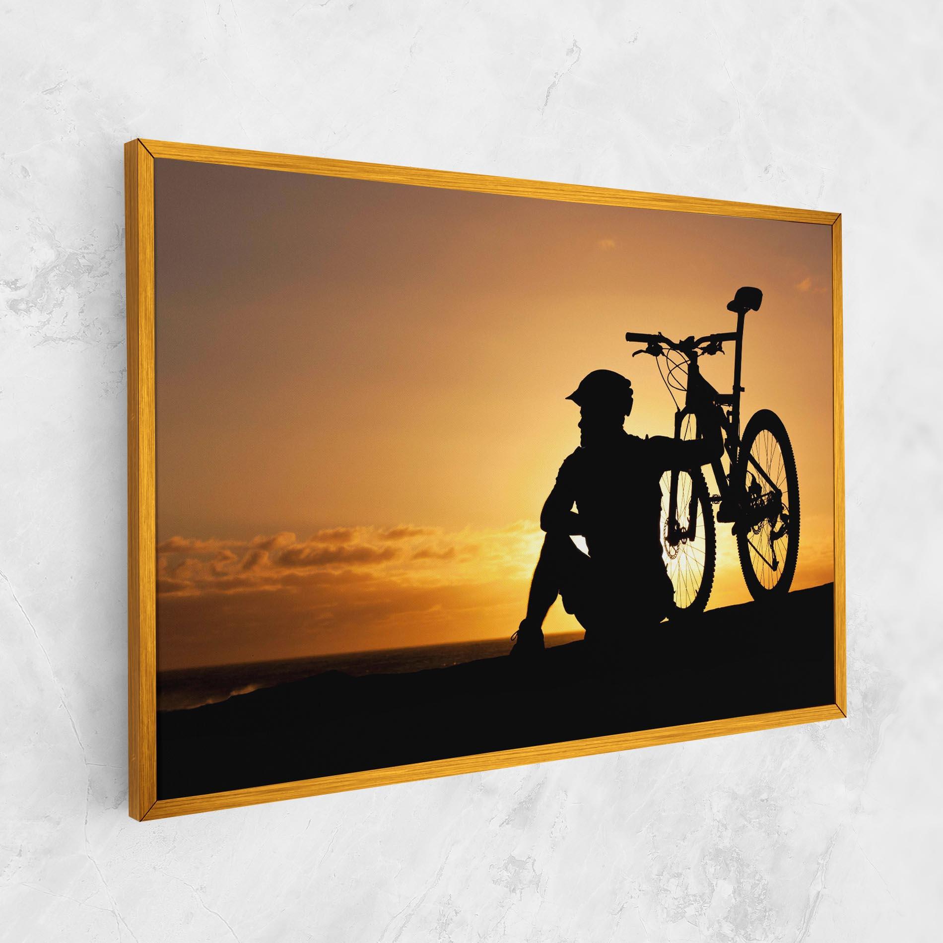 Leinwandbild Relax Bike mockup 1