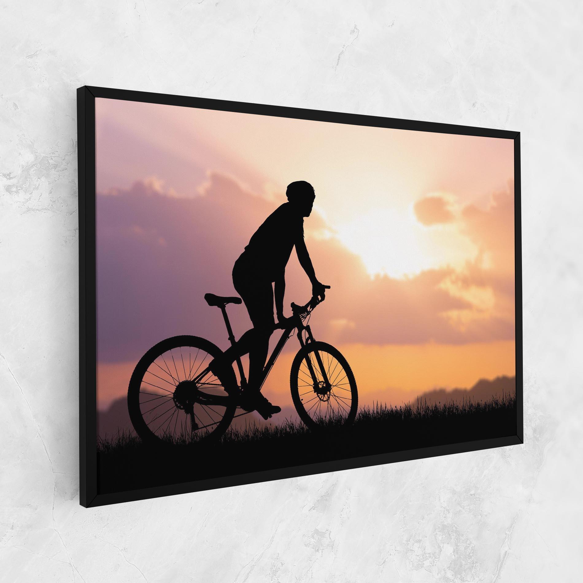 Leinwandbild Bike Travel Concept mockup 1